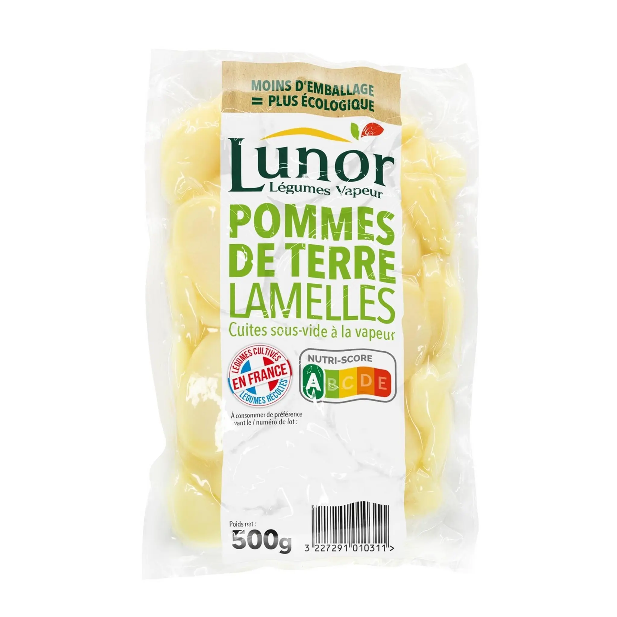 LUNOR Pommes de terre en lamelles cuites
