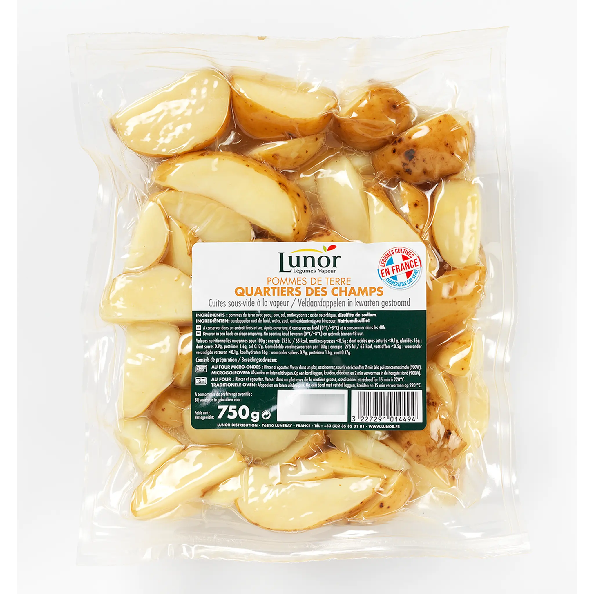 LUNOR Pommes de terre quartiers des champs