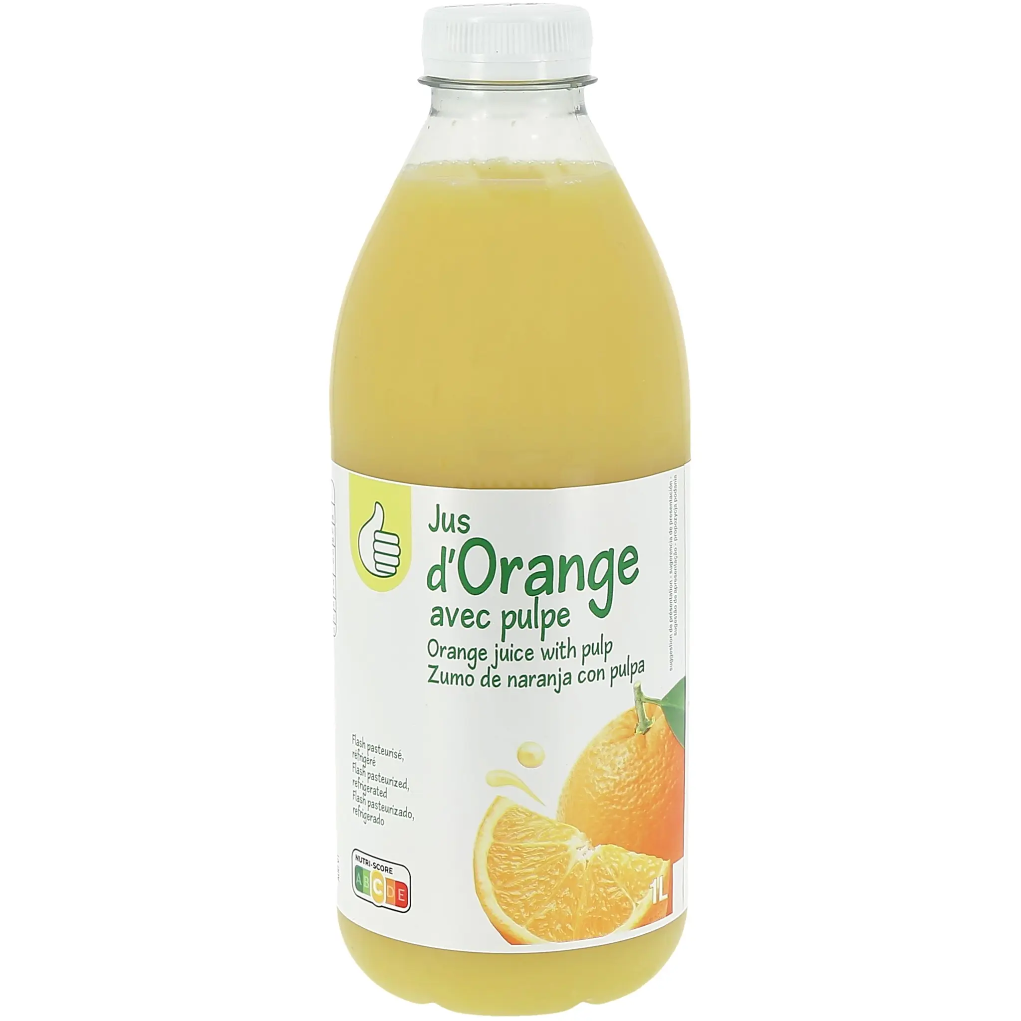 POUCE Jus d'orange avec pulpe