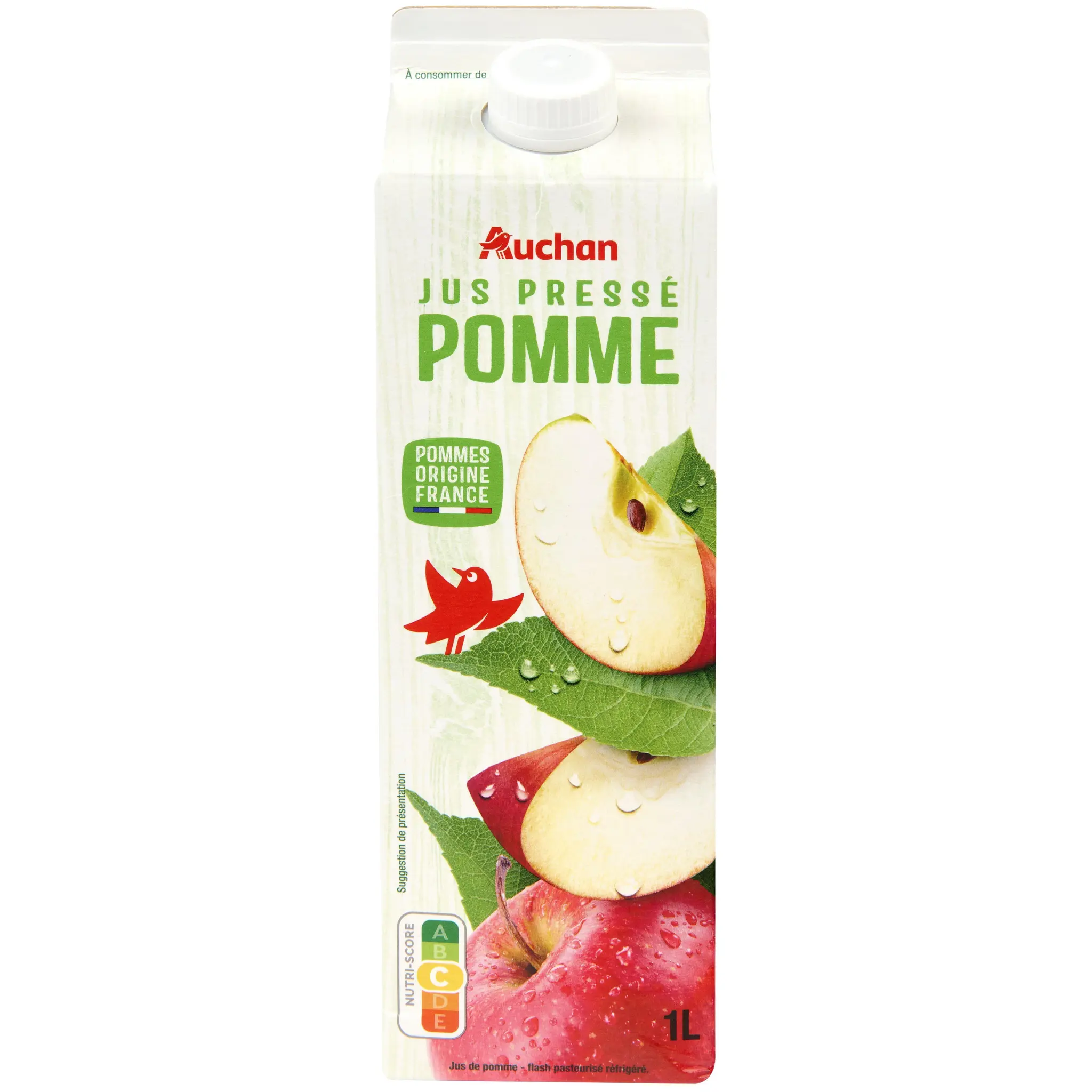 AUCHAN Pur jus de pomme