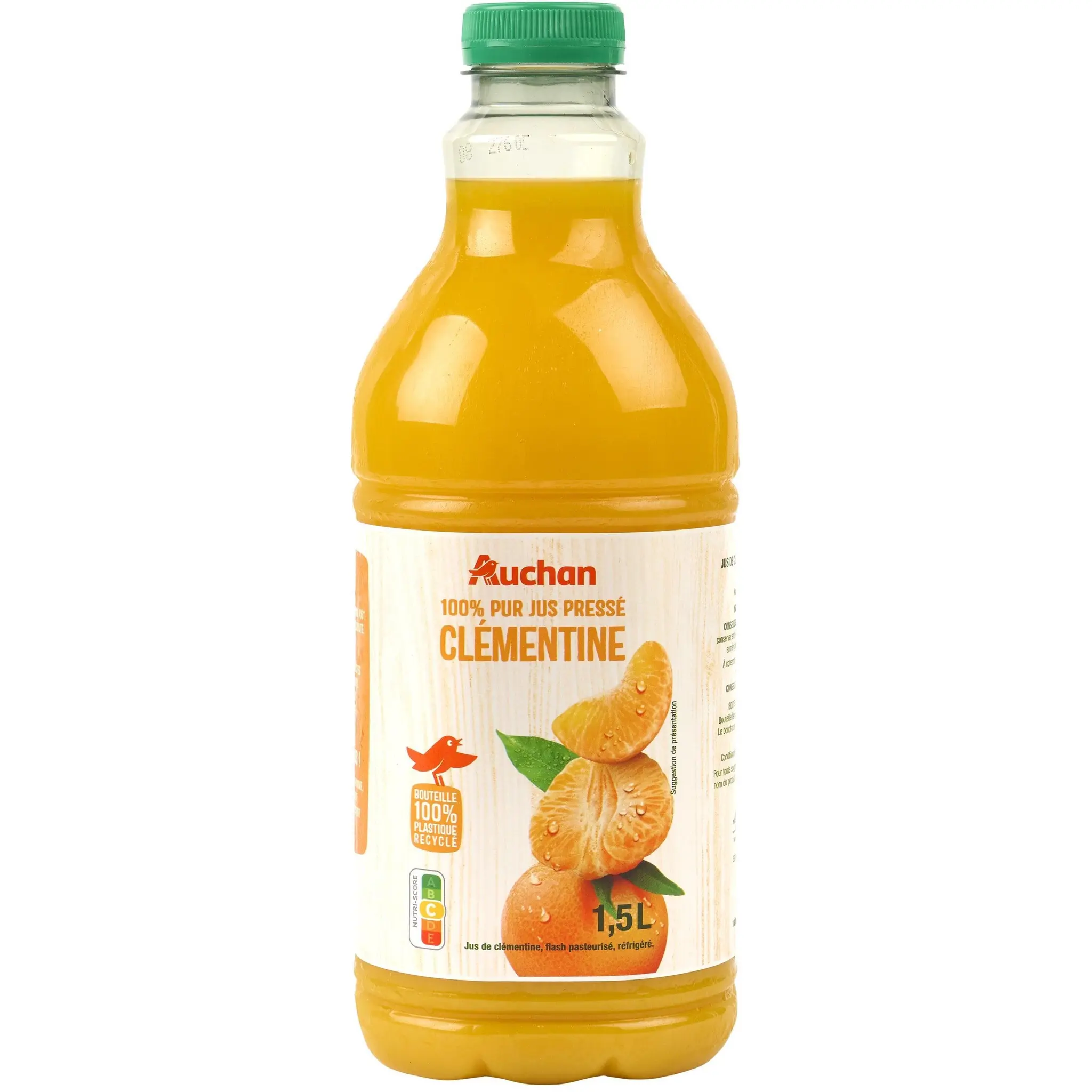 AUCHAN Pur jus de clémentine