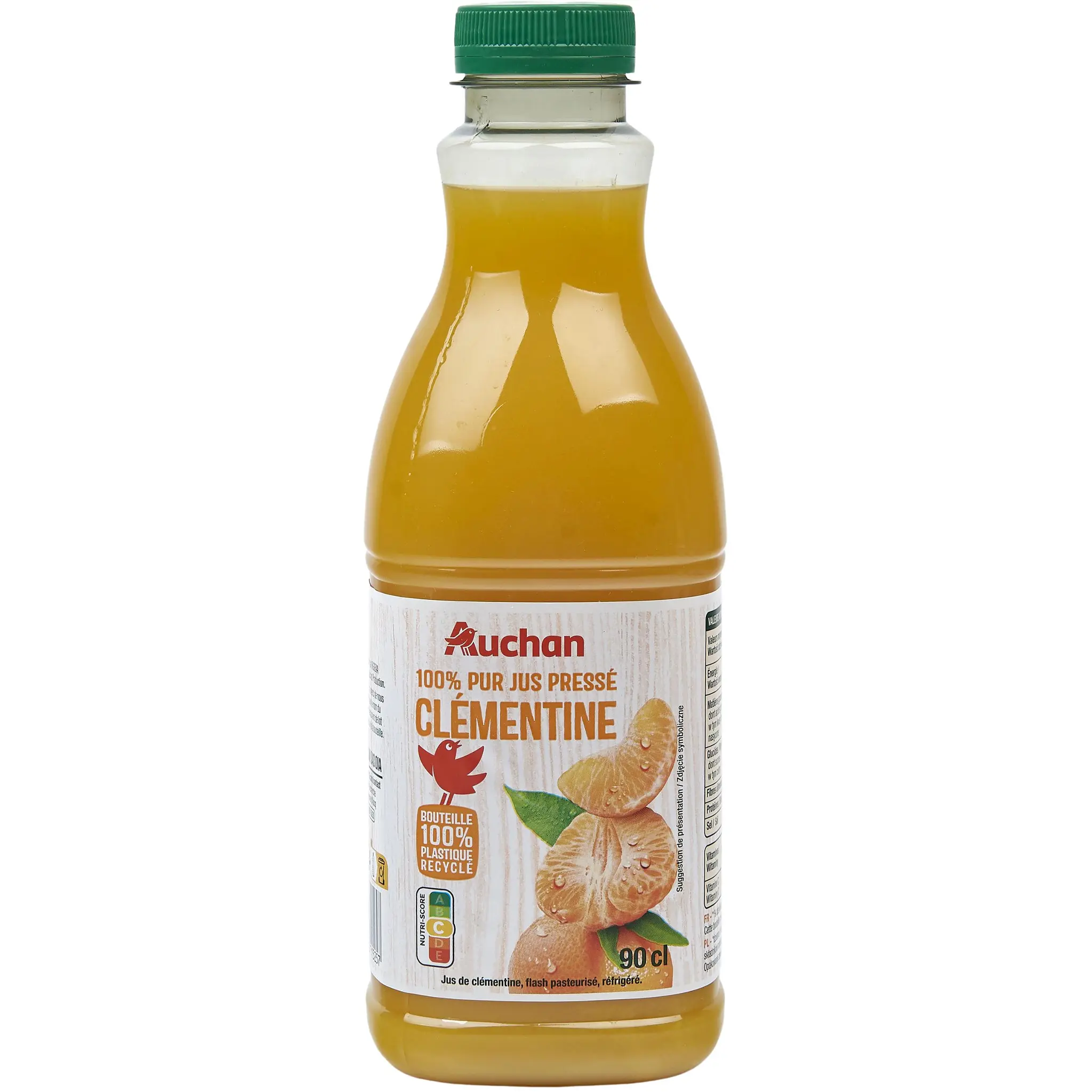 AUCHAN 100% pur jus pressé clémentine