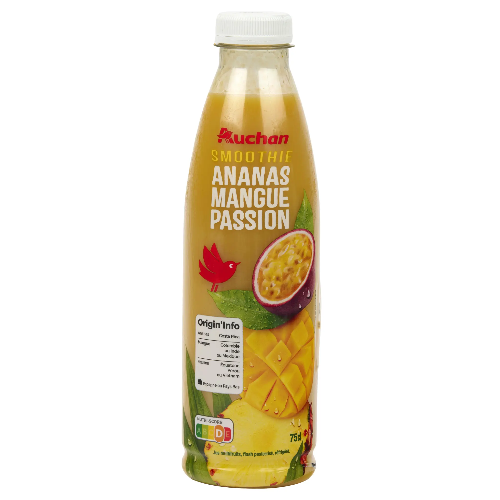 AUCHAN Smoothie ananas mangue