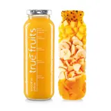 TRUE FRUITS Smoothie yellow fruit de la passion mangue banane pomme orange