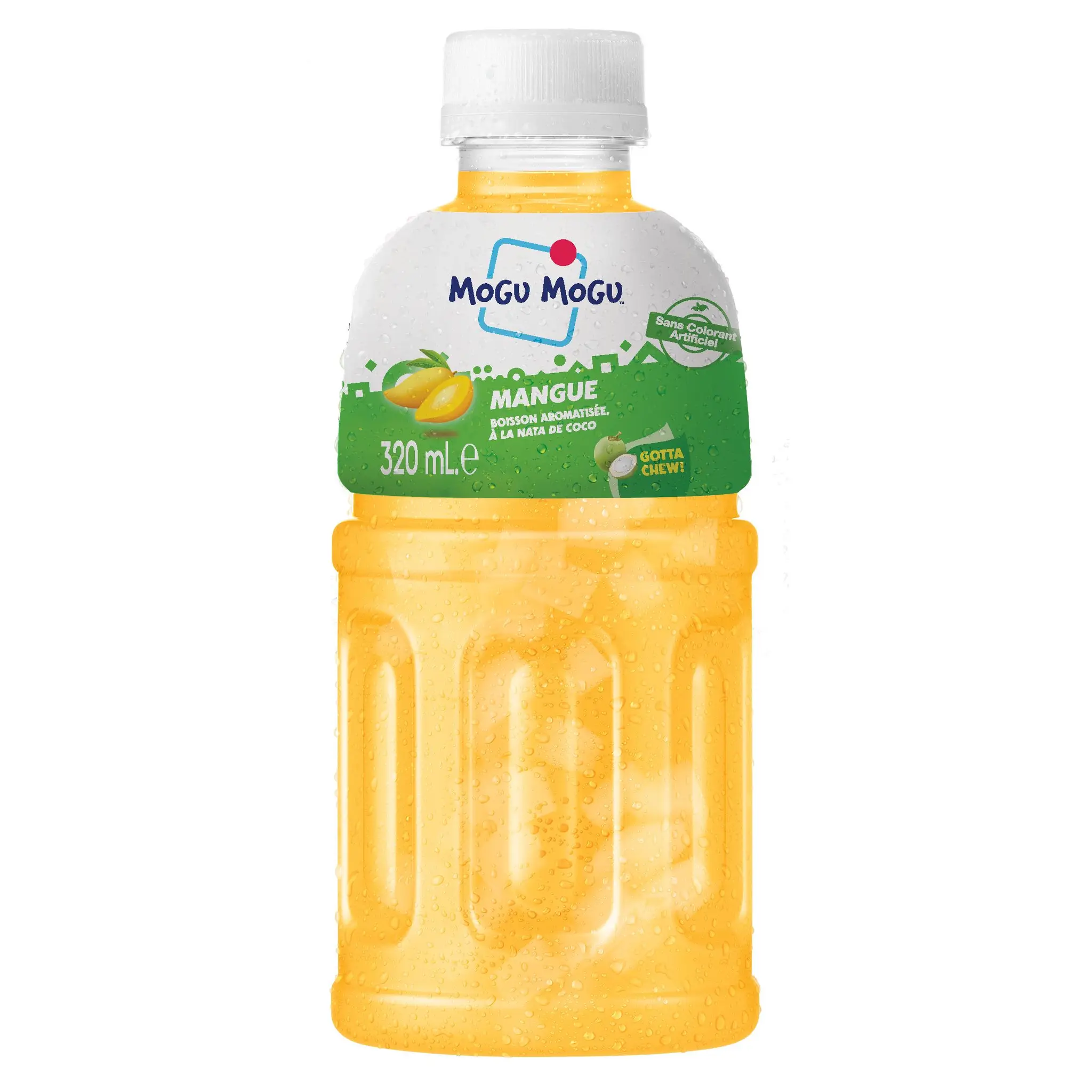 MOGU MOGU Boisson au goût mangue et nata de coco