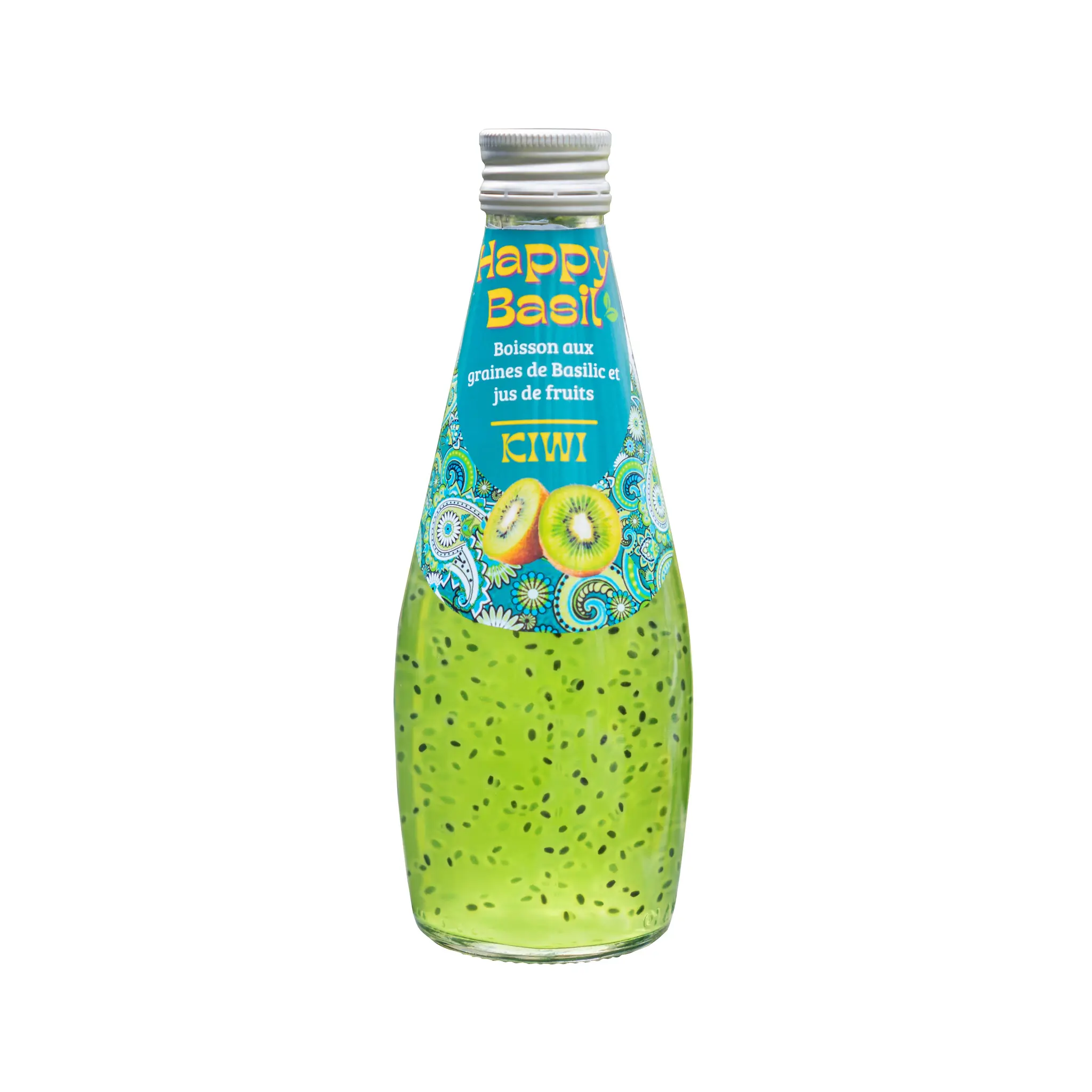 HAPPY BASIL Boisson au kiwi aux graines de basilic