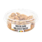 AUCHAN Noix de cajou grillées et salées