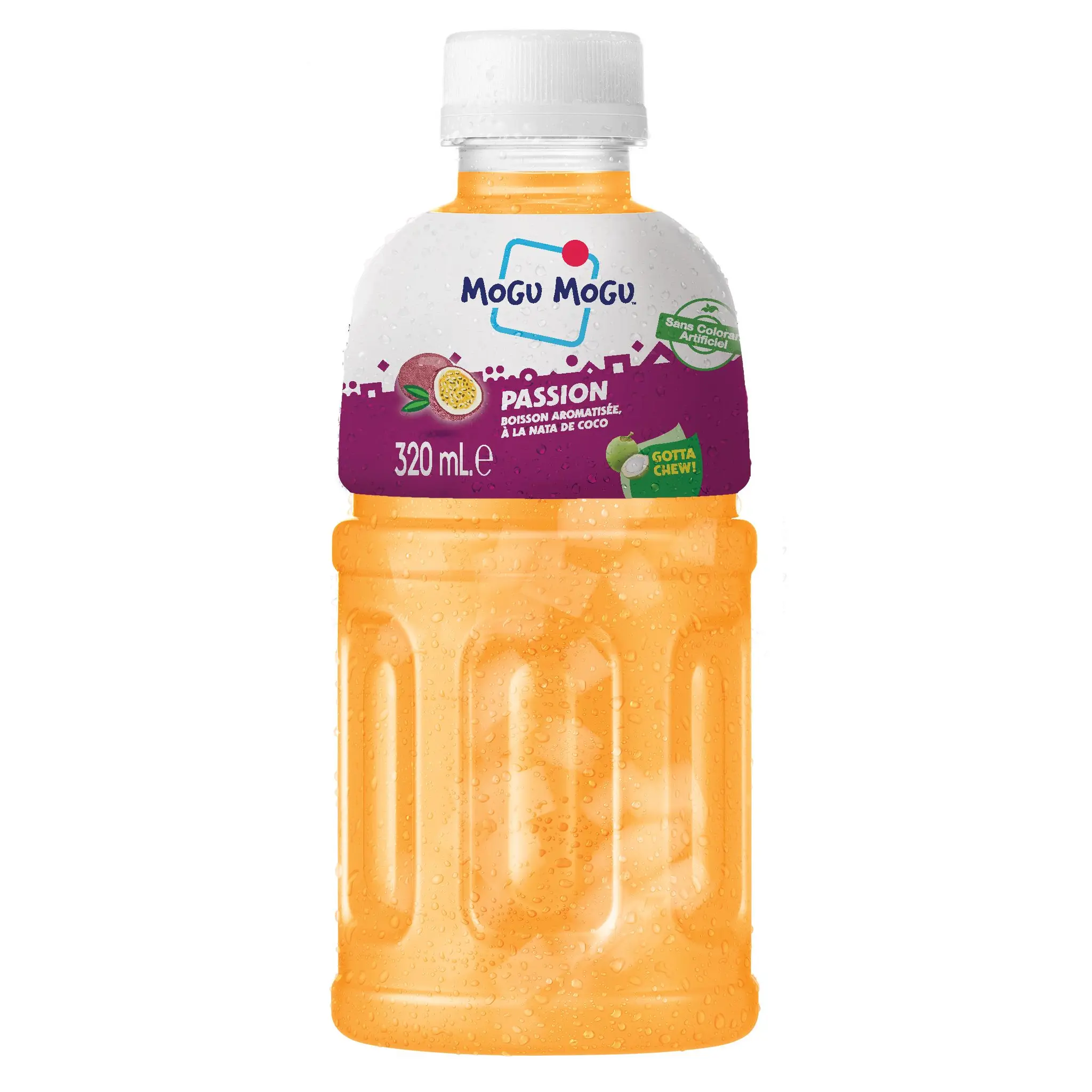 MOGU MOGU Boisson au goût fruit de la passion et nata coco