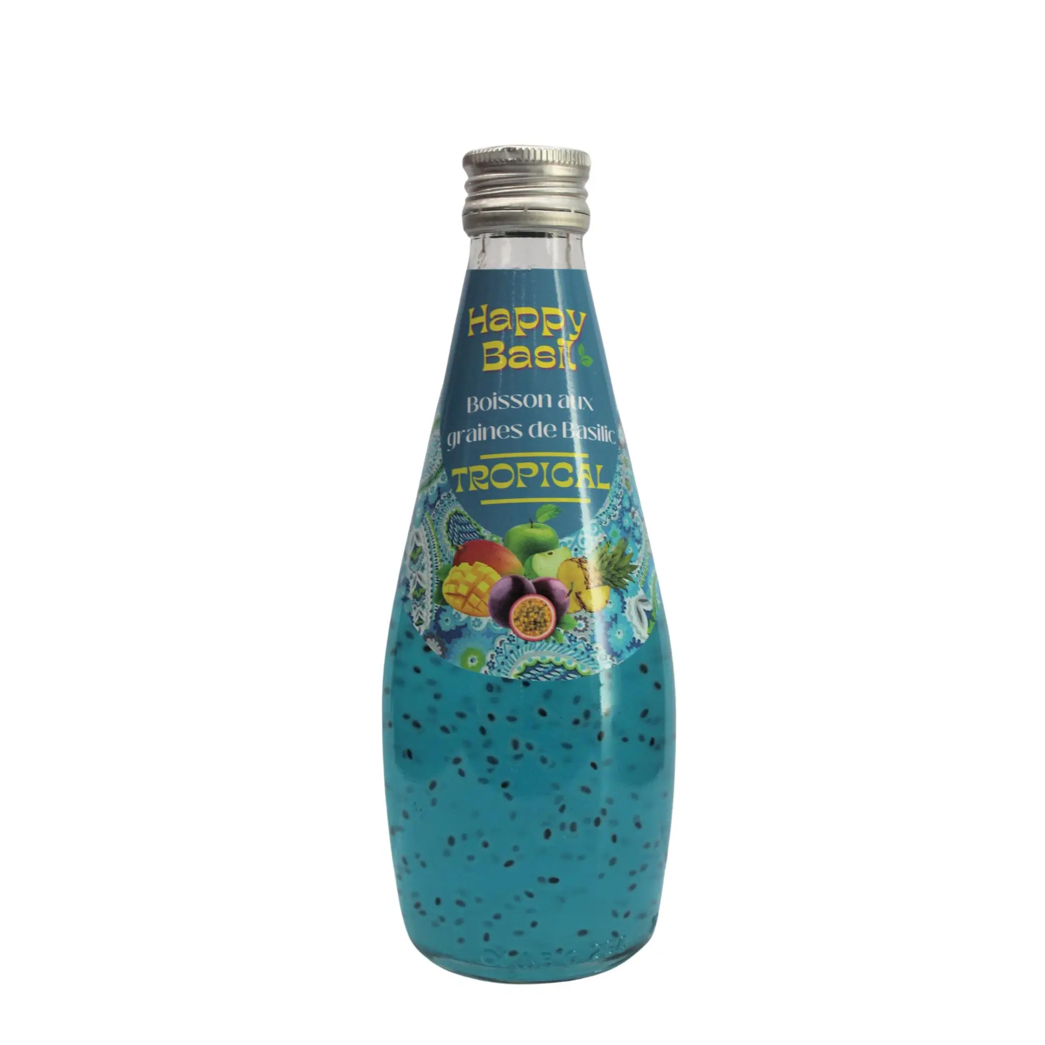 HAPPY BASIL Boisson tropical aux graines de basilic