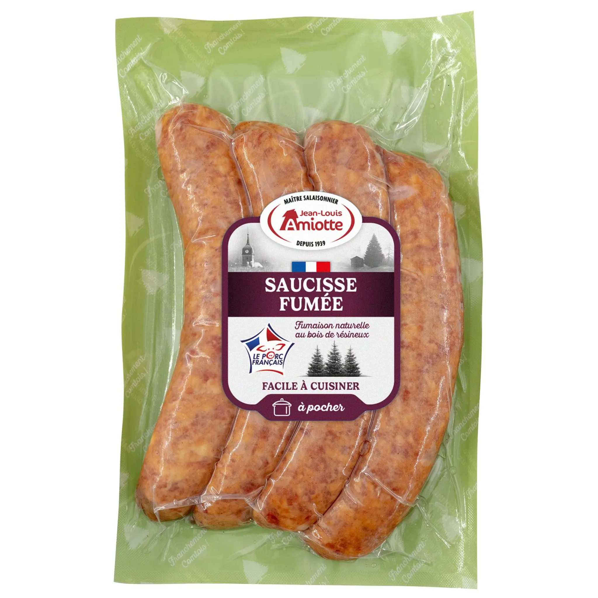 AMIOTTE Saucisses fumées à cuire