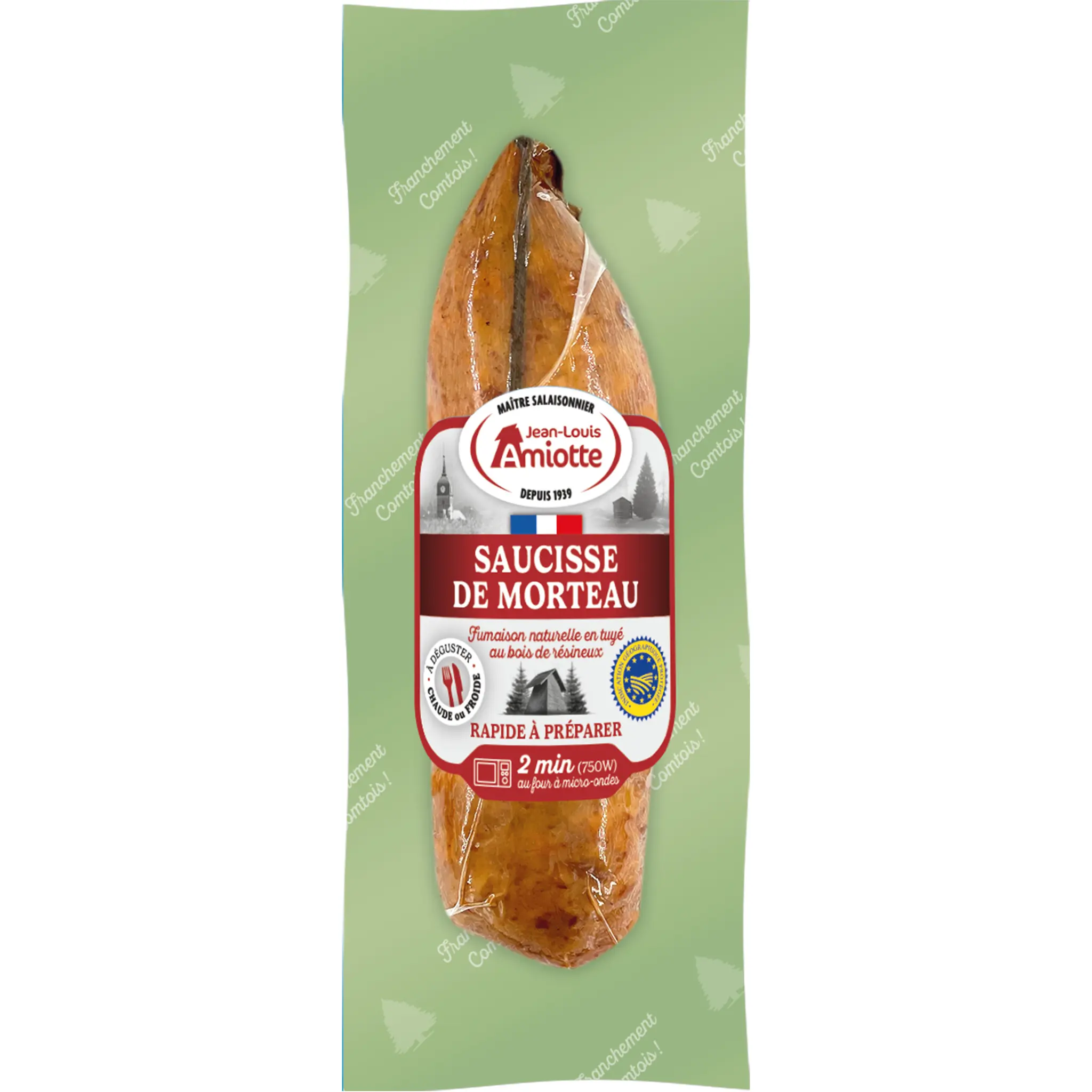 AMIOTTE Saucisse de Morteau fumée IGP