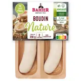 BAHIER Boudin blanc nature au lait frais