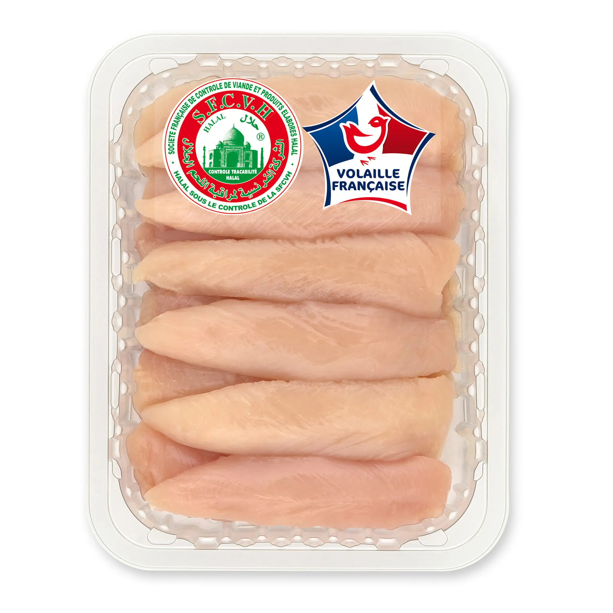 Aiguillettes de poulet halal
