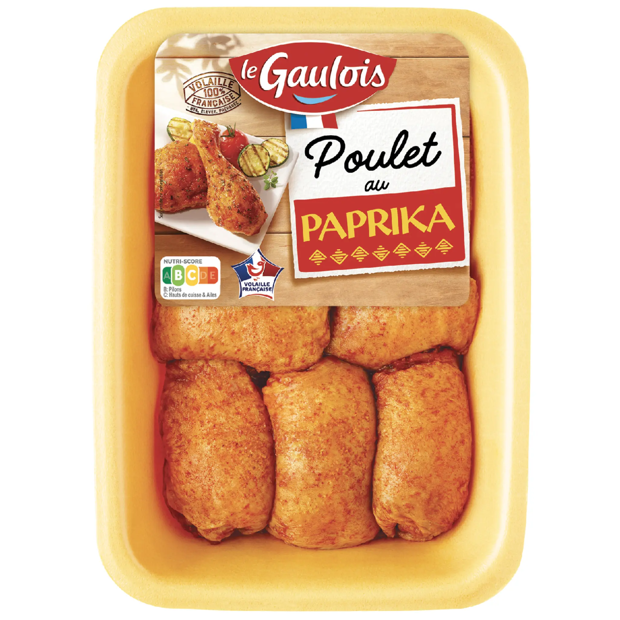 LE GAULOIS Hauts de cuisse de poulet paprika