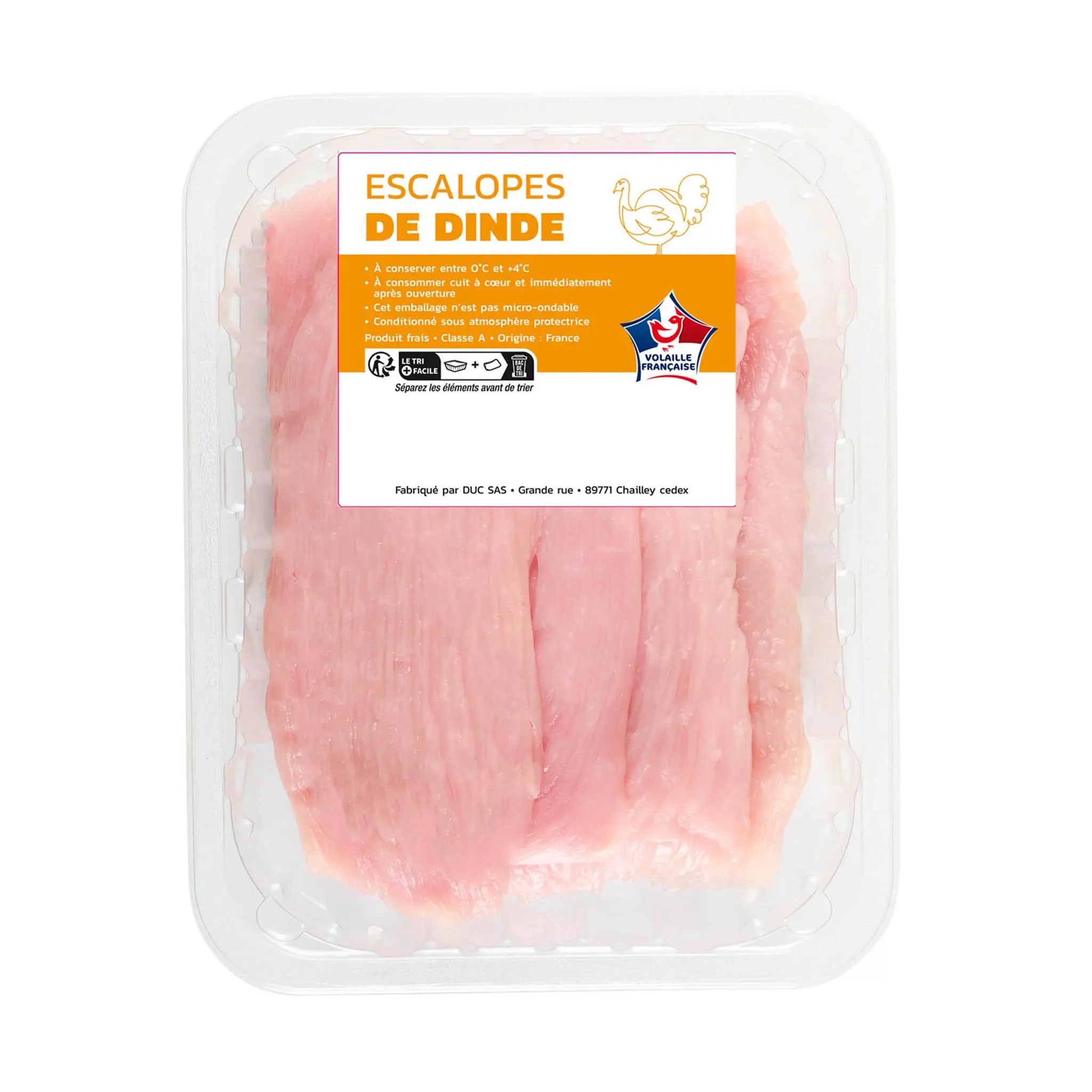 Escalopes de dinde