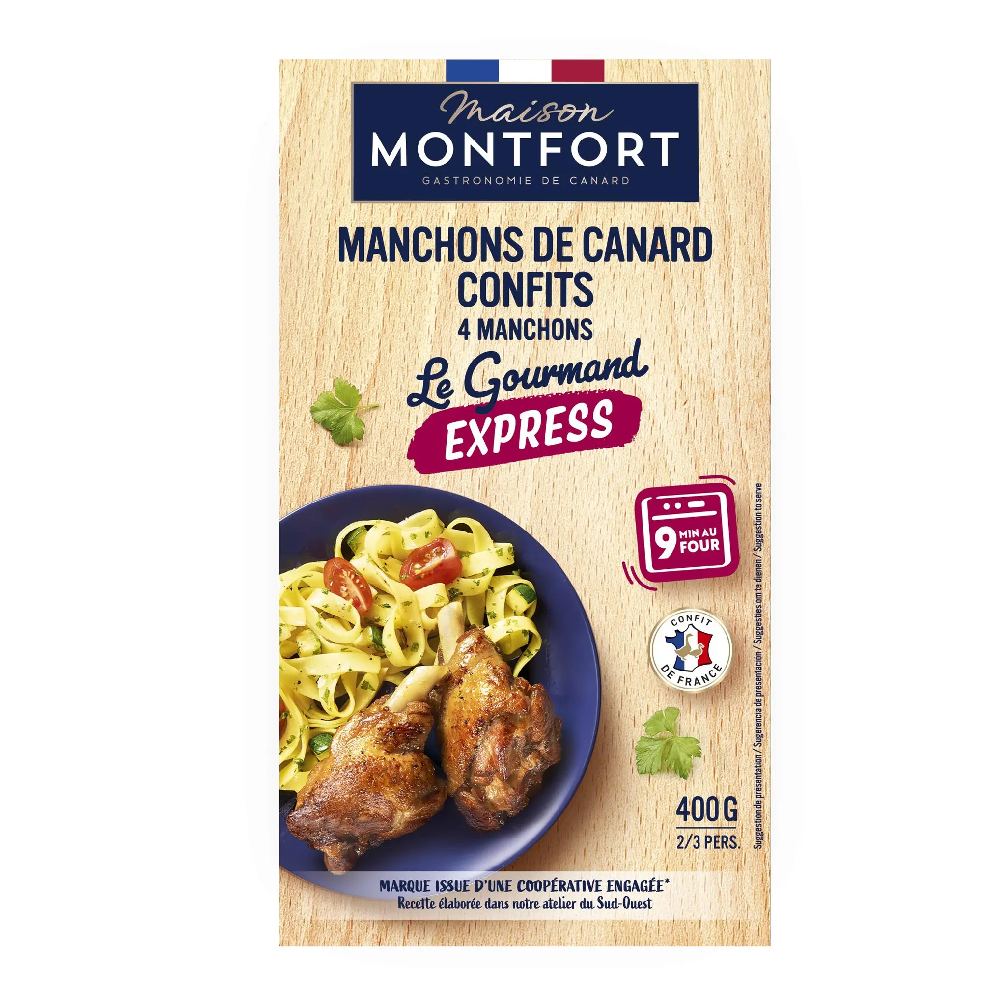 MAISON MONTFORT Confit de manchons de canard
