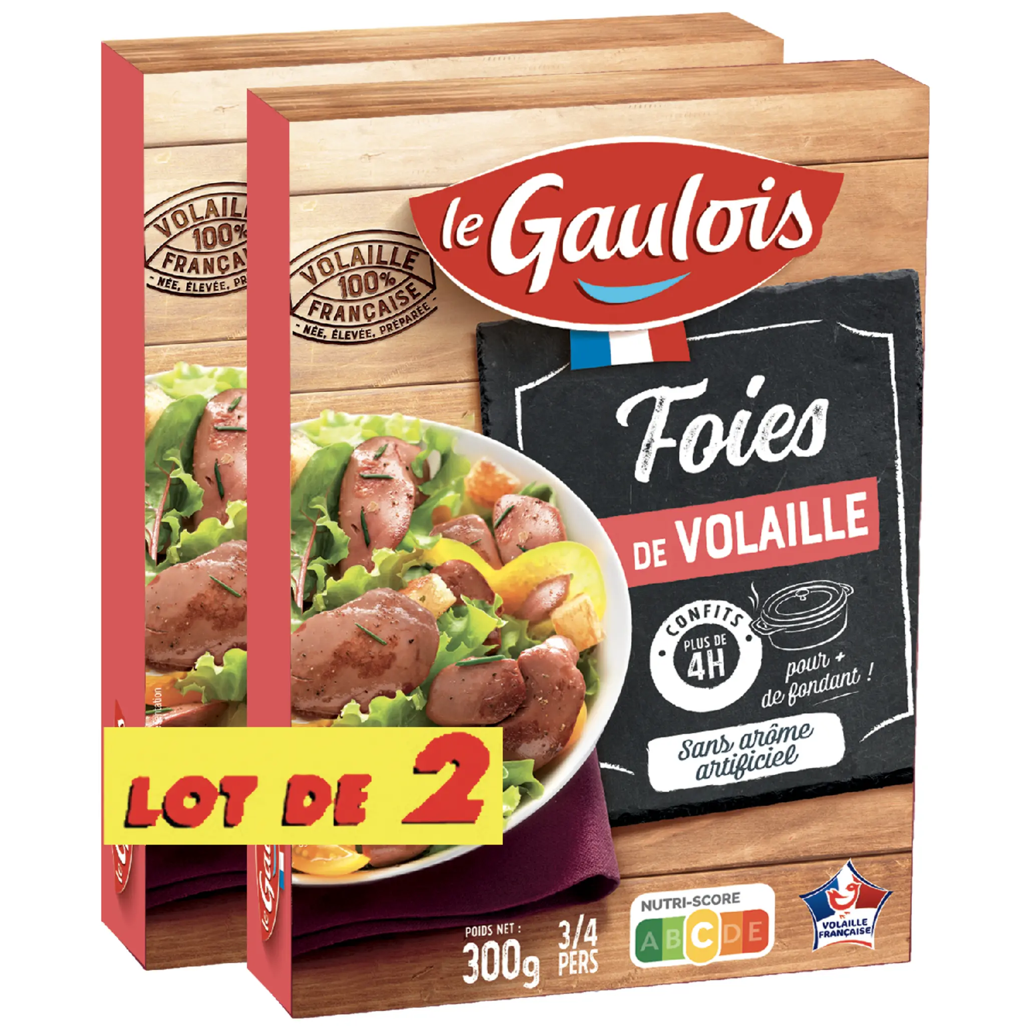 LE GAULOIS Foies de volaille confits