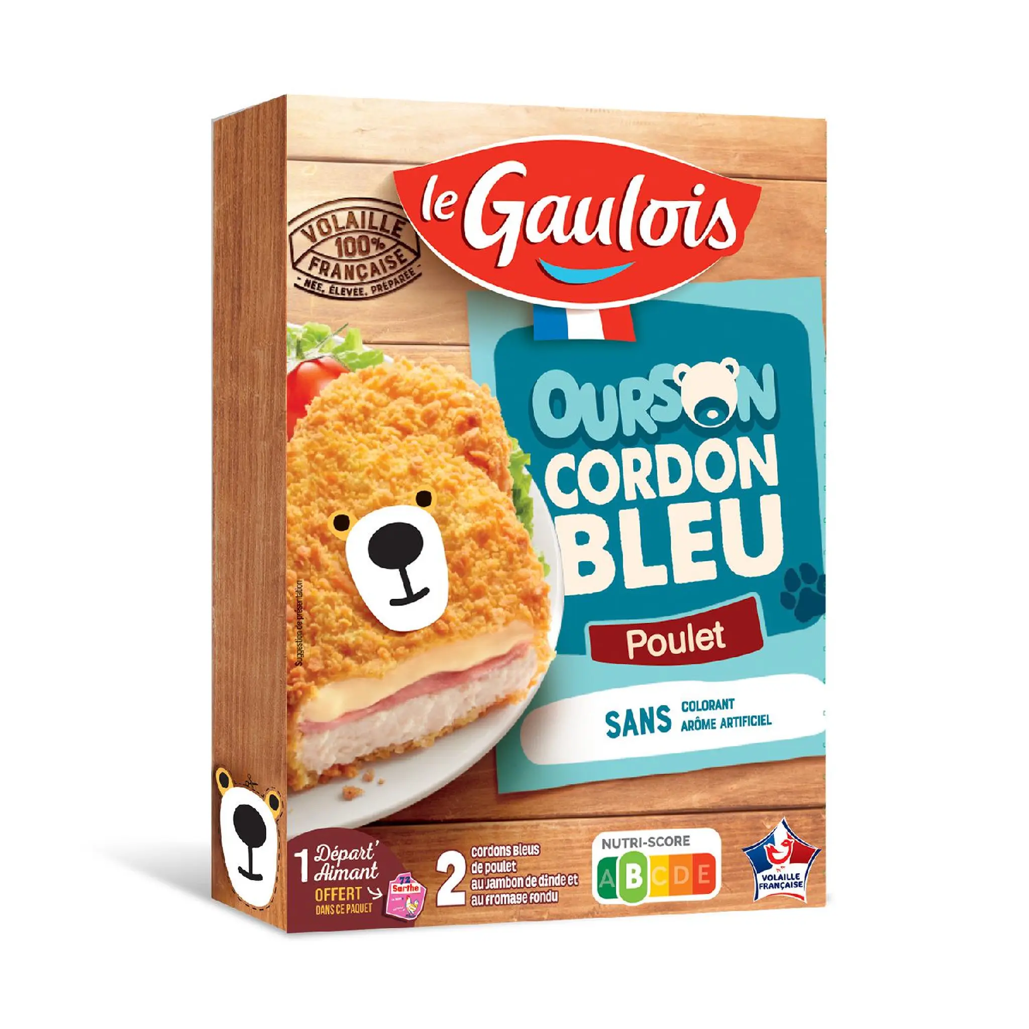 LE GAULOIS Ourson cordon bleu de poulet