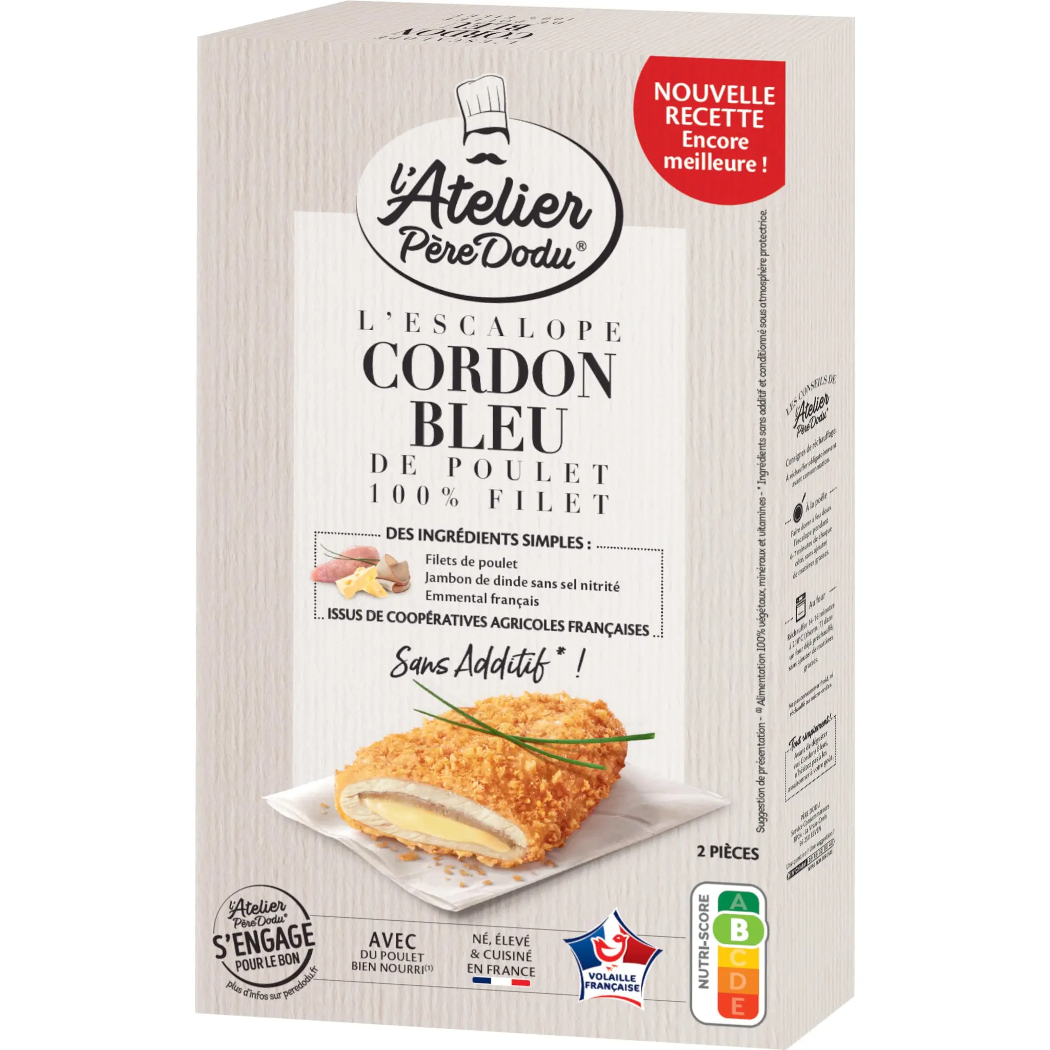 L'ATELIER PERE DODU Cordon bleu de poulet