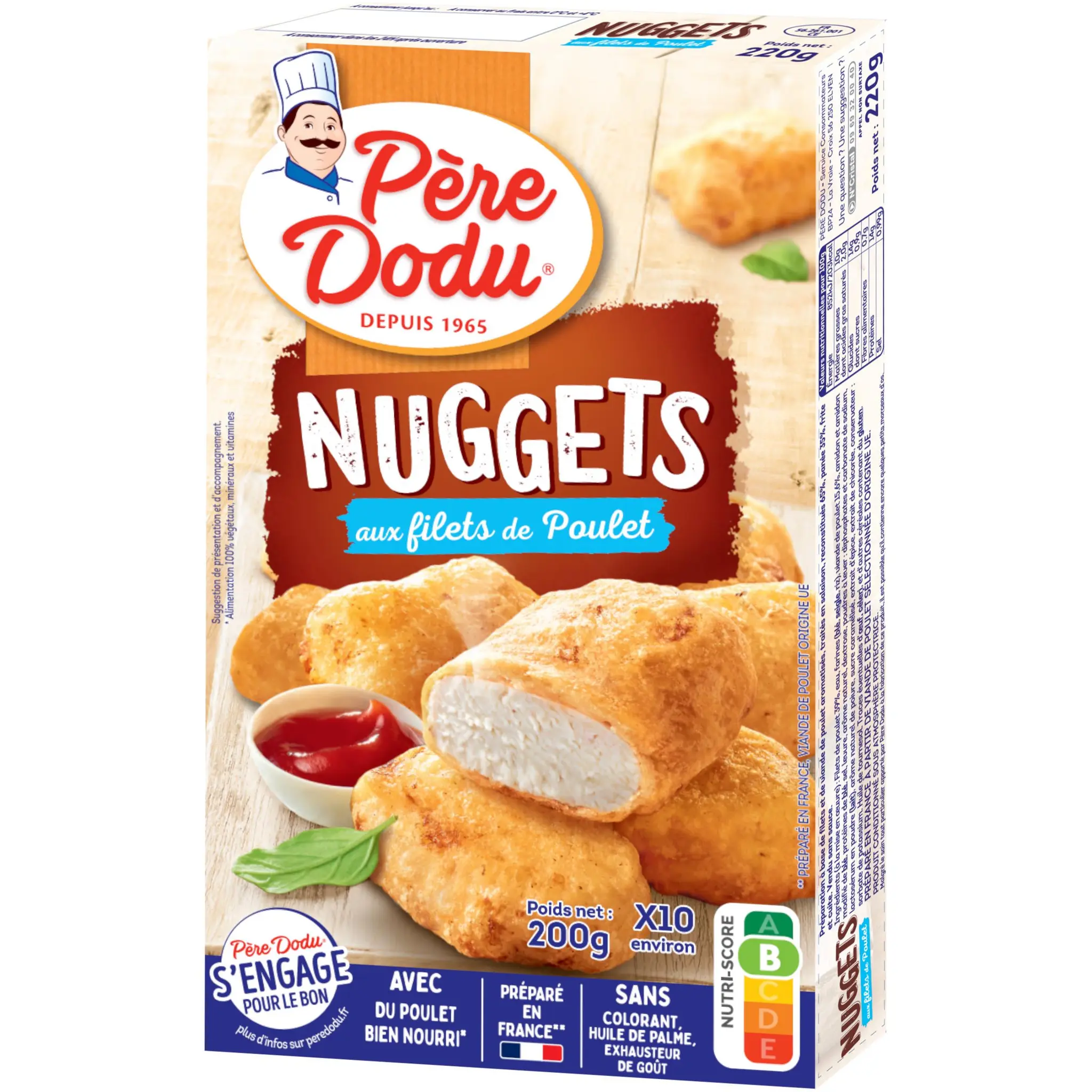 PERE DODU Nuggets aux filets de poulet