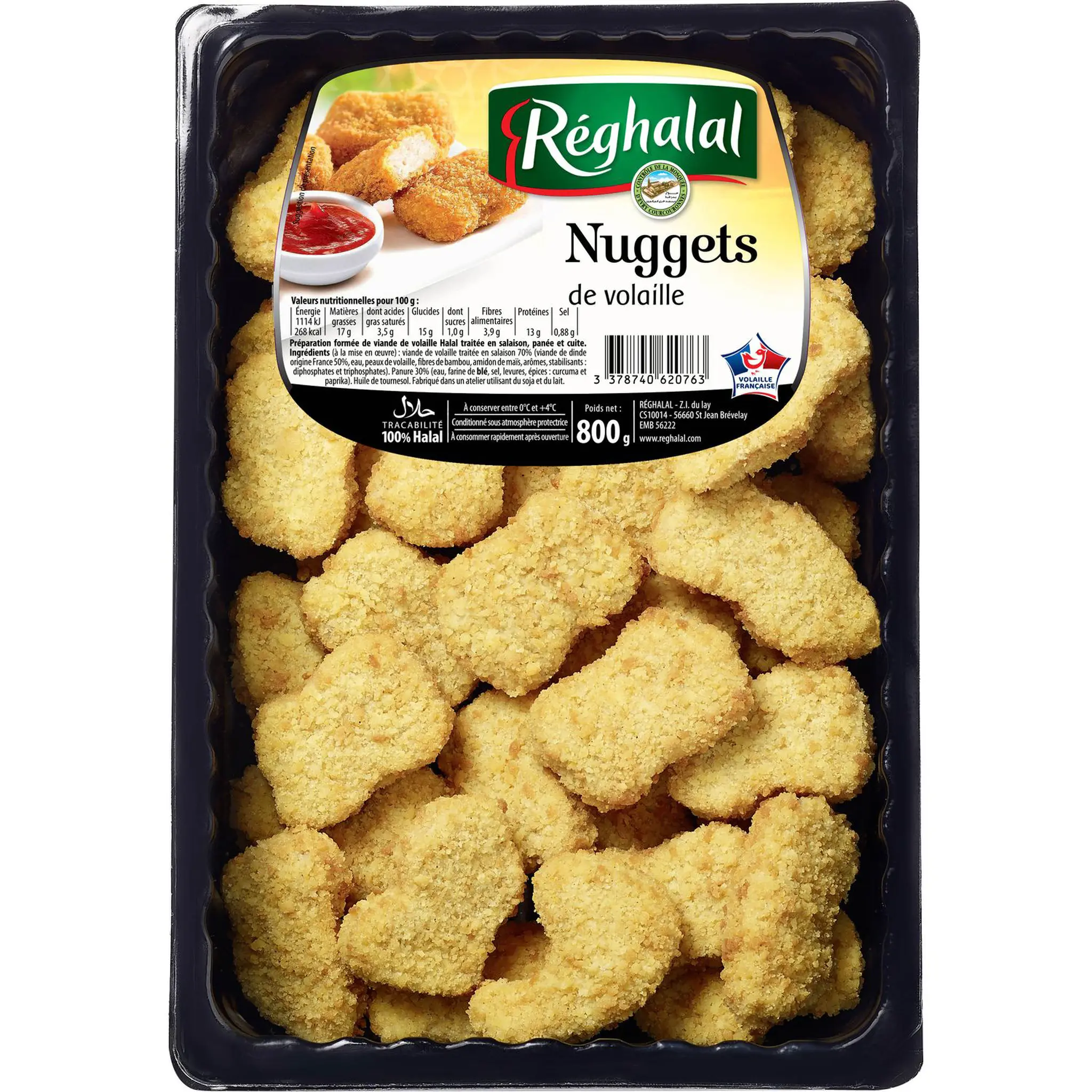 REGHALAL Nuggets de Volaille halal