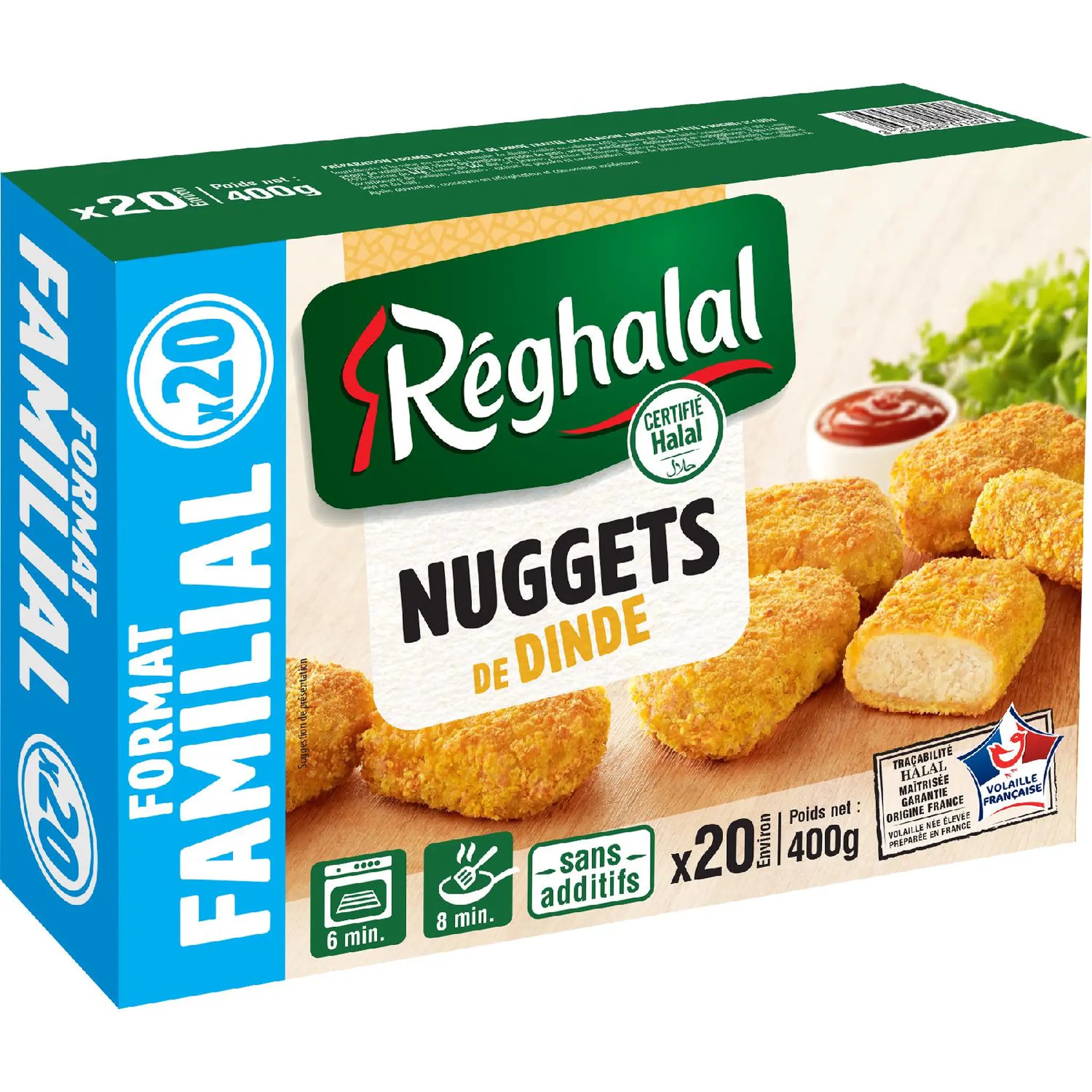 REGHALAL Nuggets de dinde halal