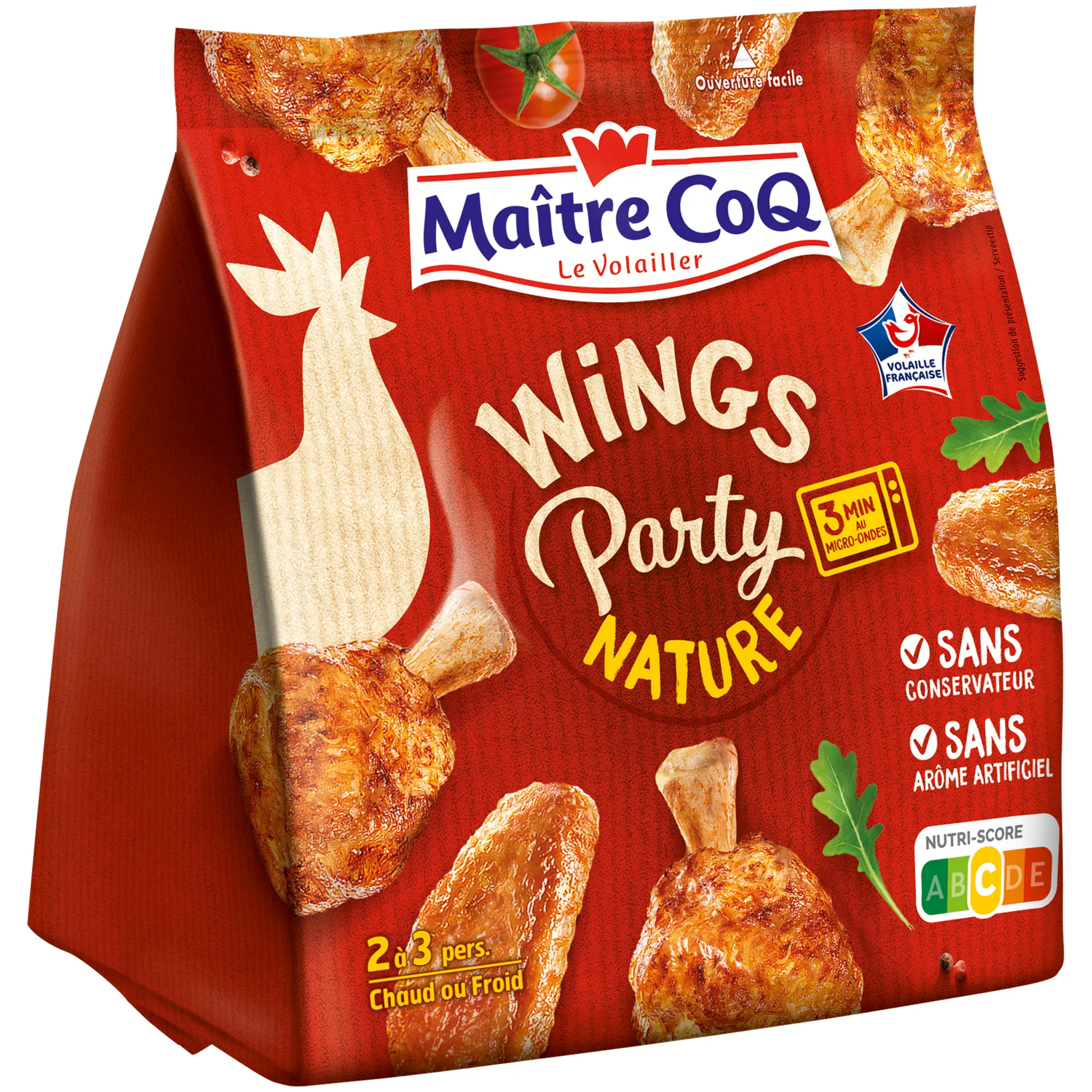 MAITRE COQ Wings de poulet nature