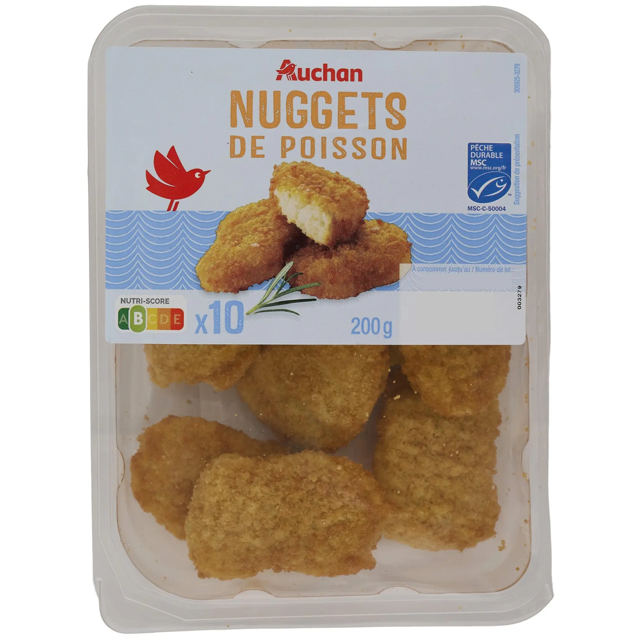 AUCHAN Nuggets de poisson