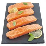 AUCHAN LE POISSONNIER CULTIVONS LE BON Pavés de saumon d'Ecosse