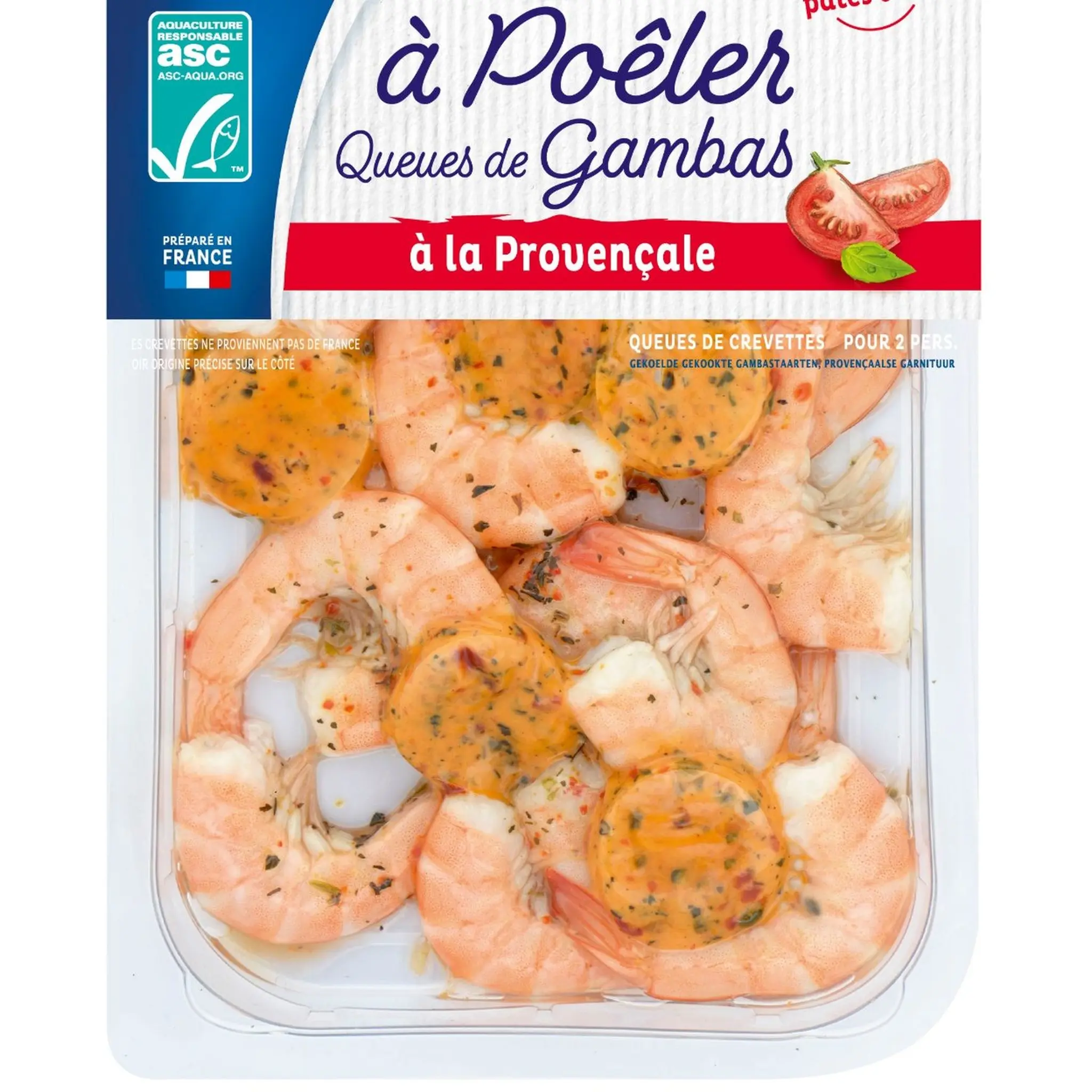 DELPIERRE Queues de Gambas à la provençale