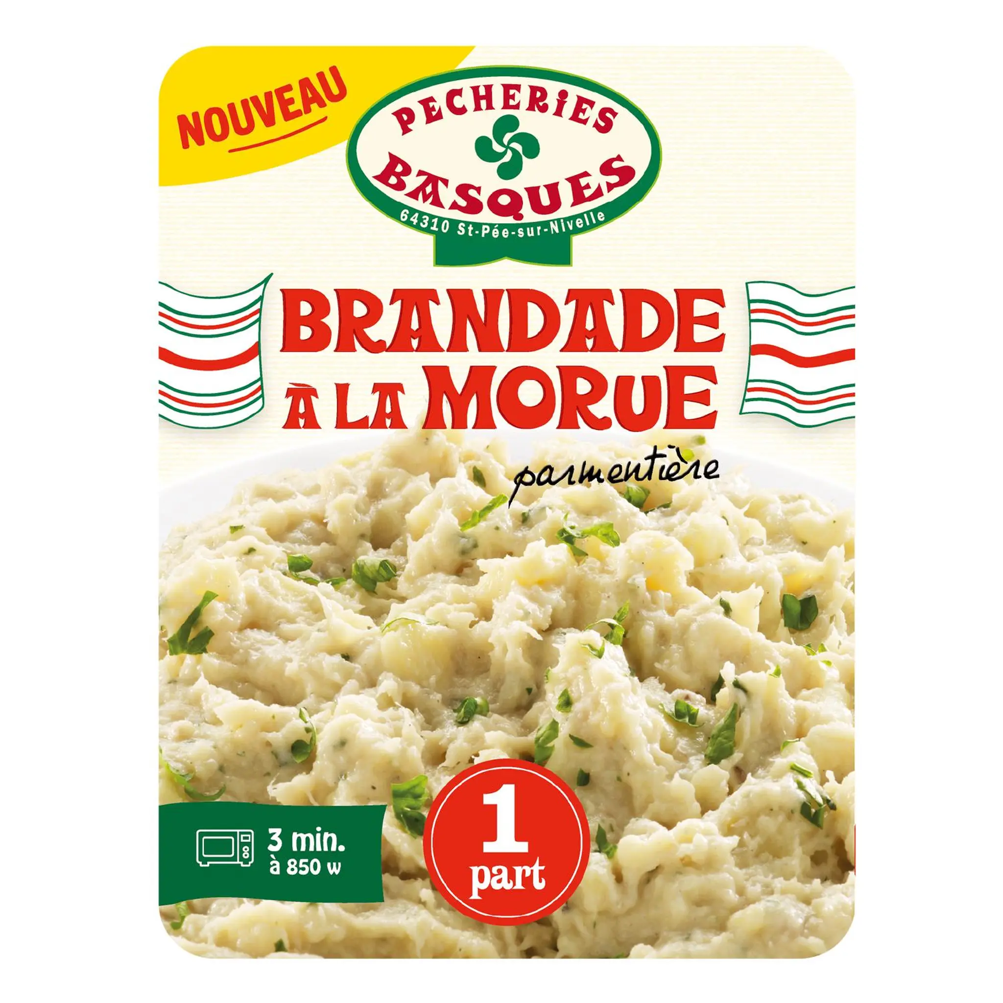 PECHERIES BASQUES Brandade à la morue parmentière