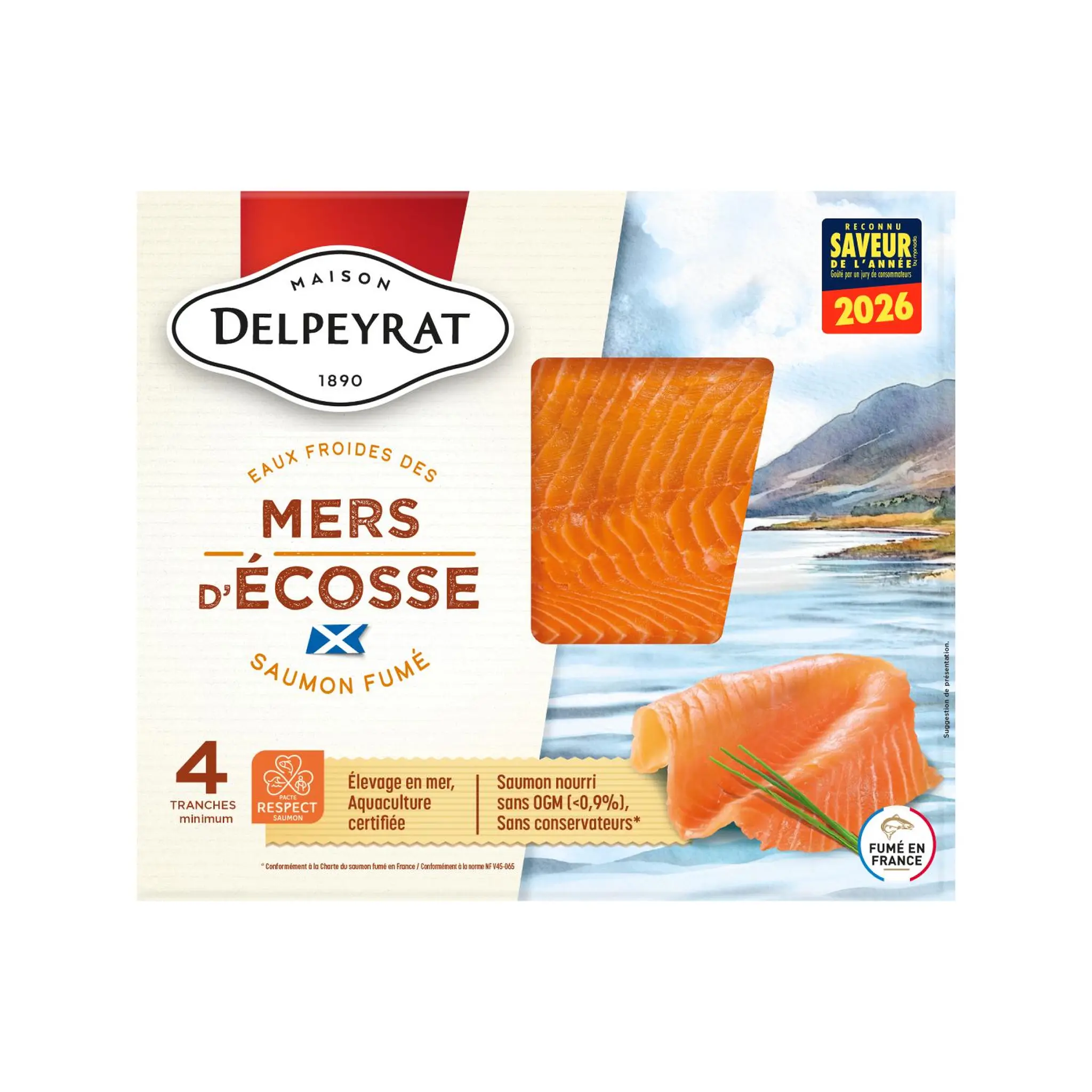 DELPEYRAT Saumon fumé d'Ecosse