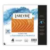 LABEYRIE Saumon fumé de Norvège -25% de sel