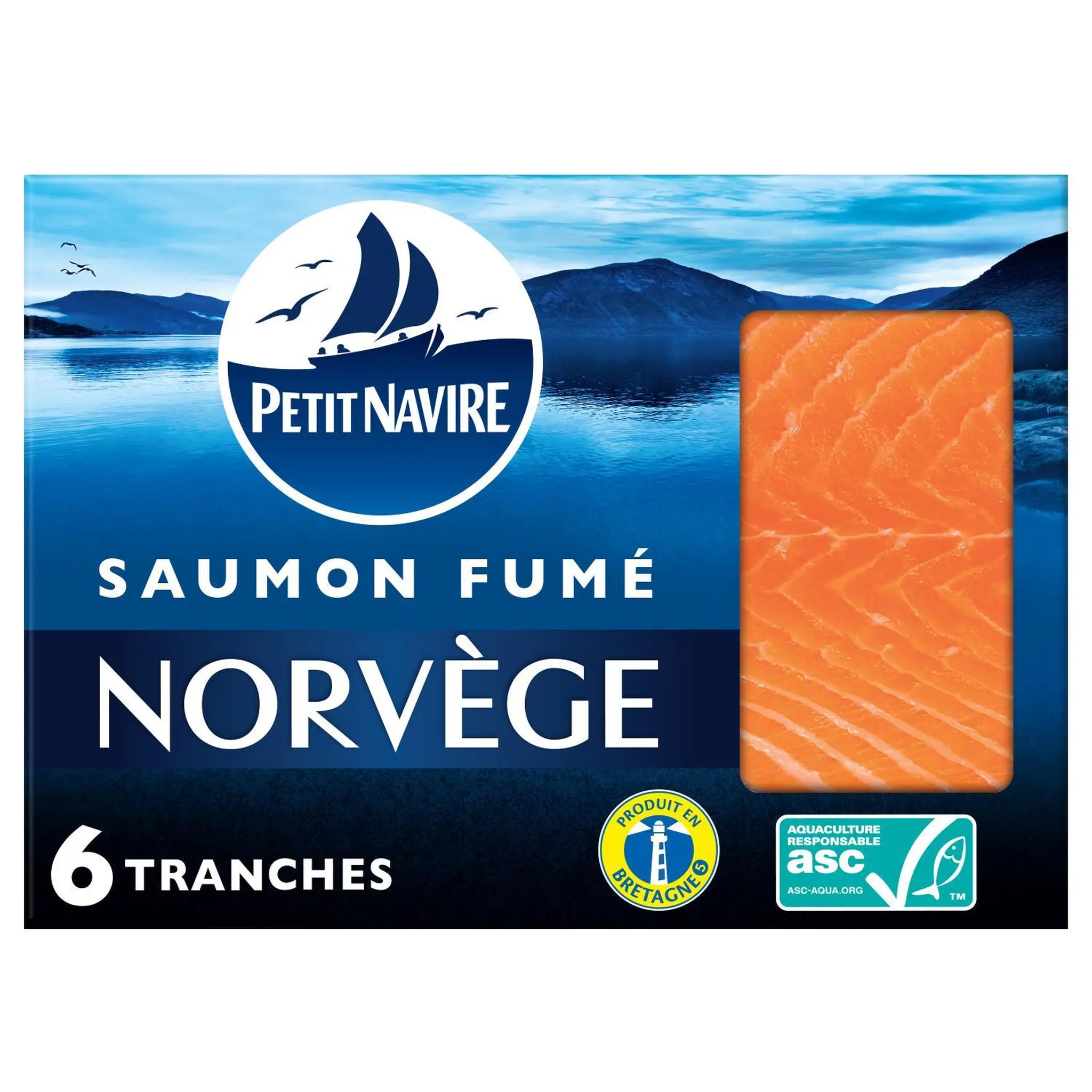 PETIT NAVIRE Saumon fumé Norvège