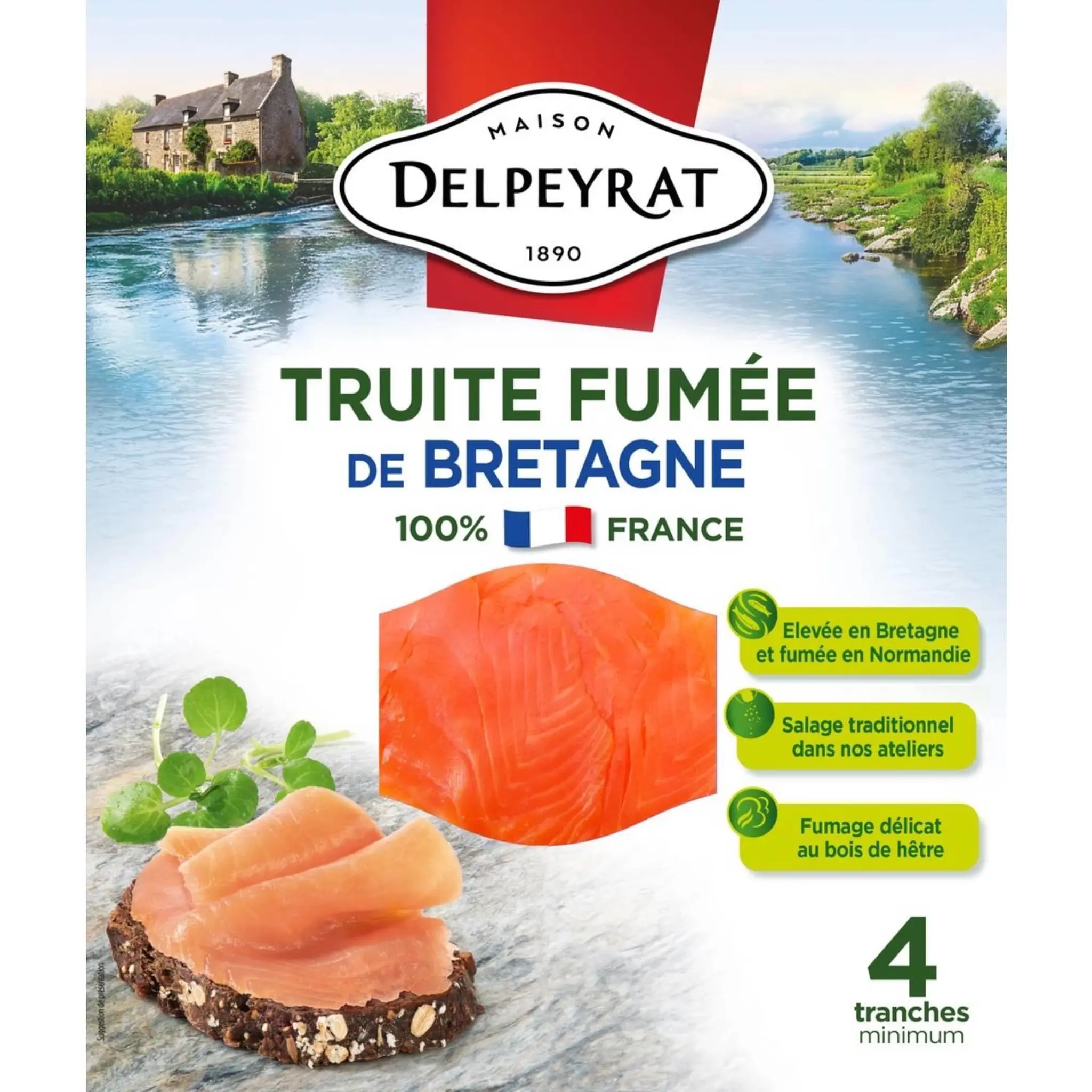 DELPEYRAT Truite fumée de Bretagne