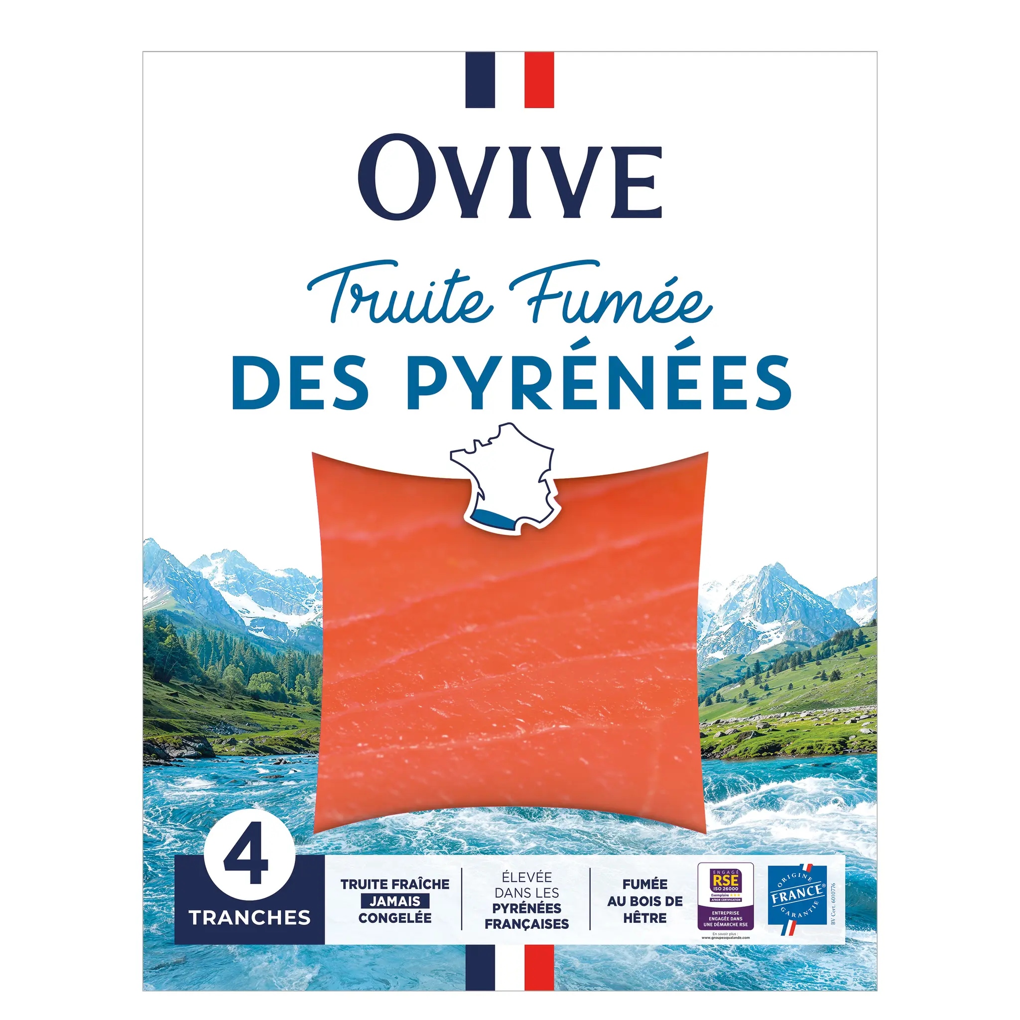 OVIVE Truite fumée Pyrénées