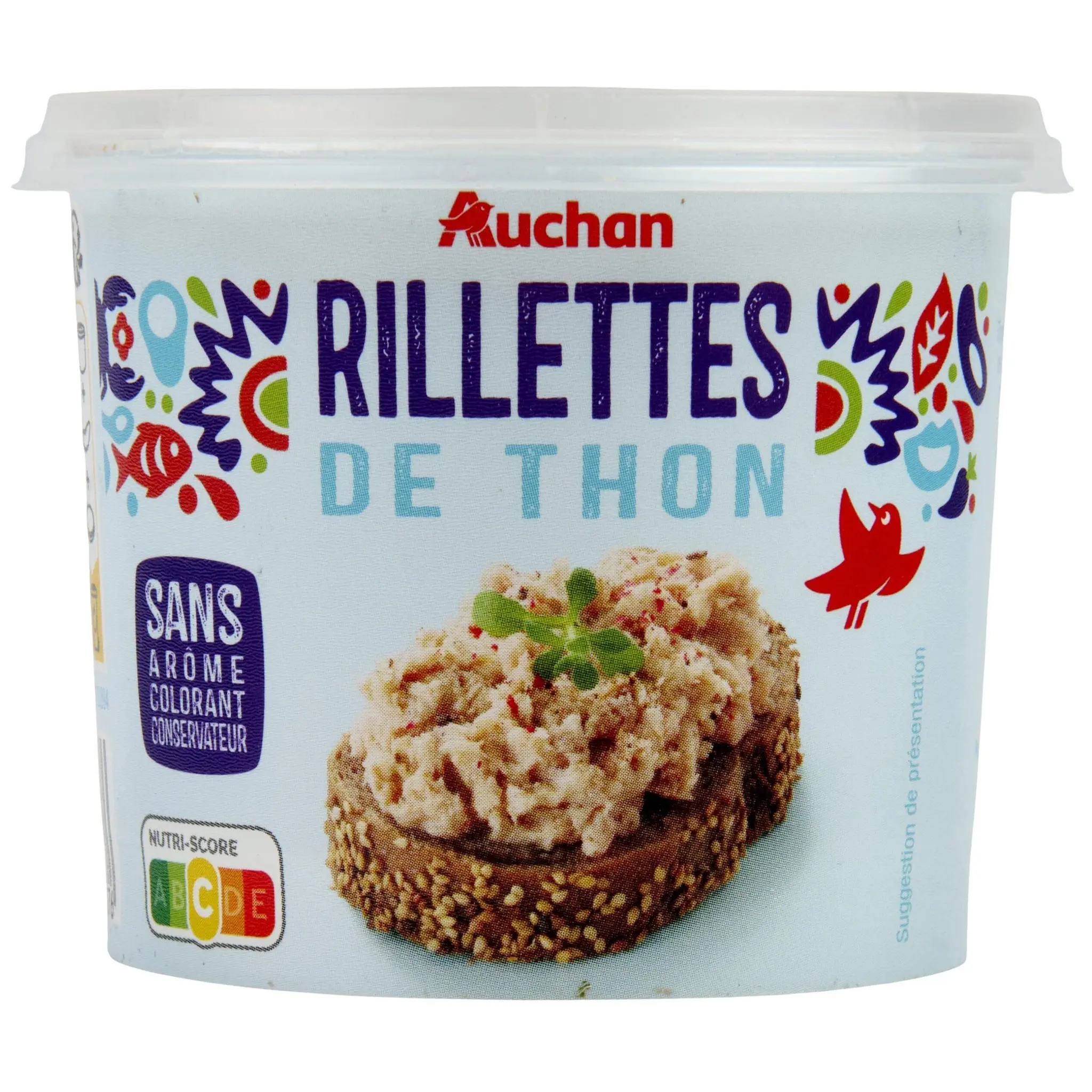 AUCHAN Rillettes de thon