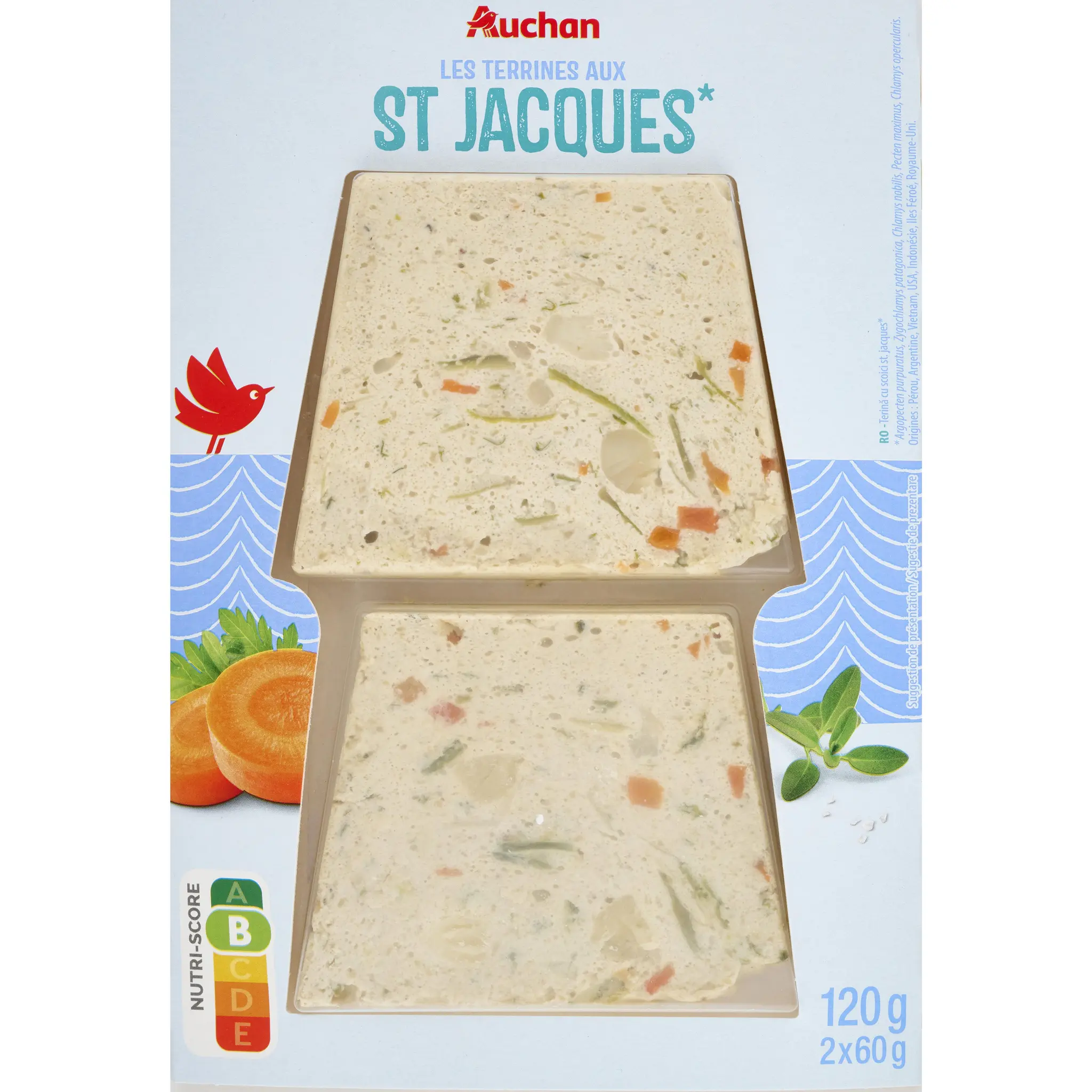 AUCHAN Terrines de Saint Jacques