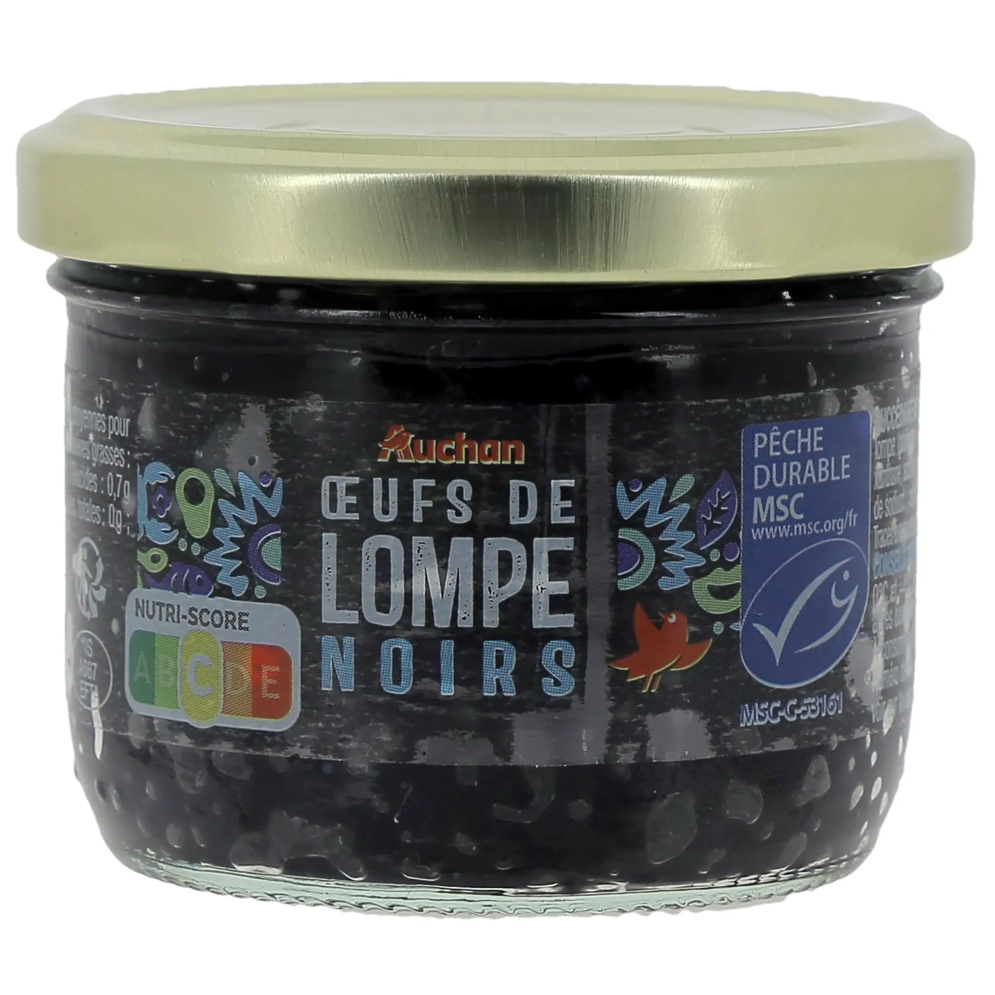 AUCHAN Oeufs de lompe noirs