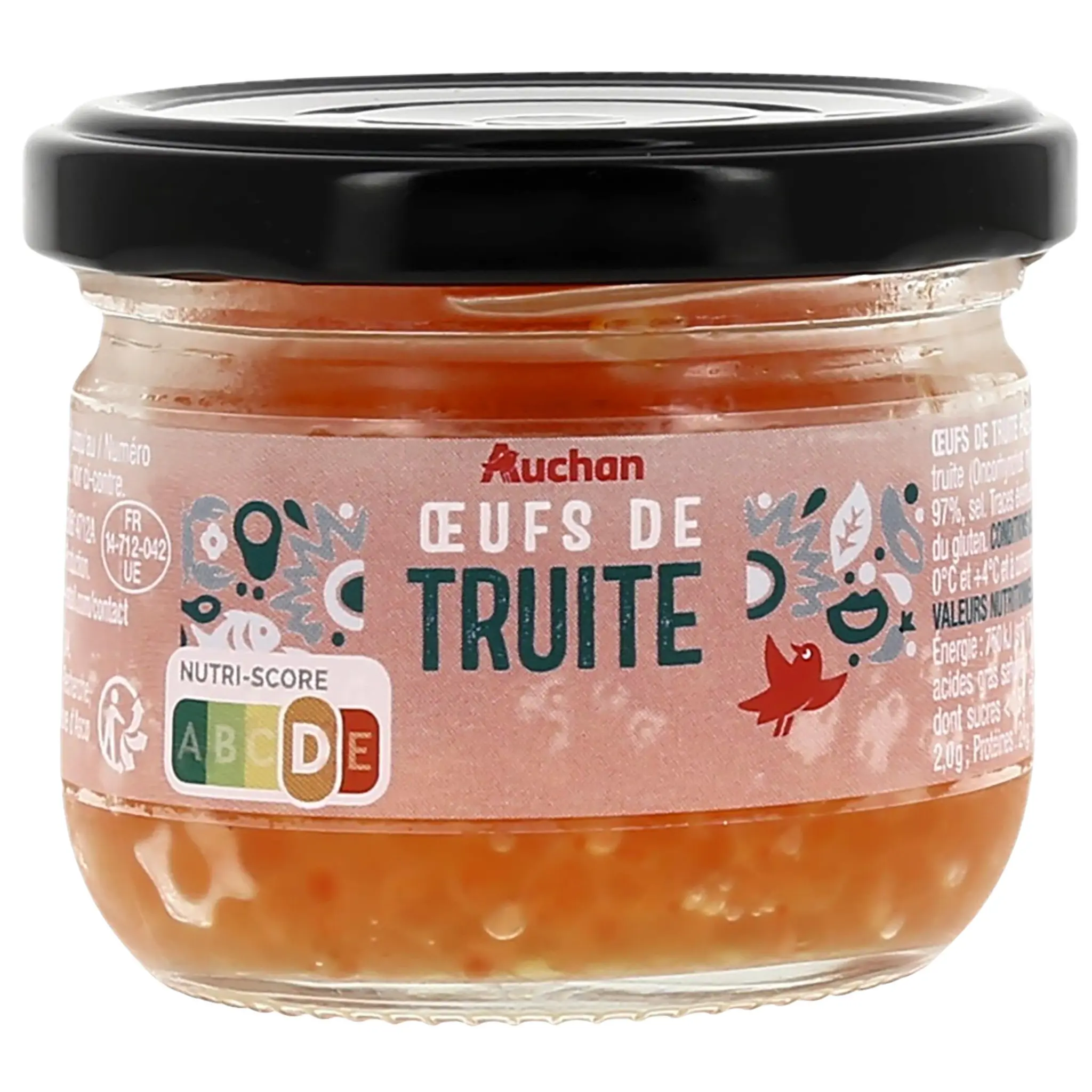 AUCHAN Oeufs de truite