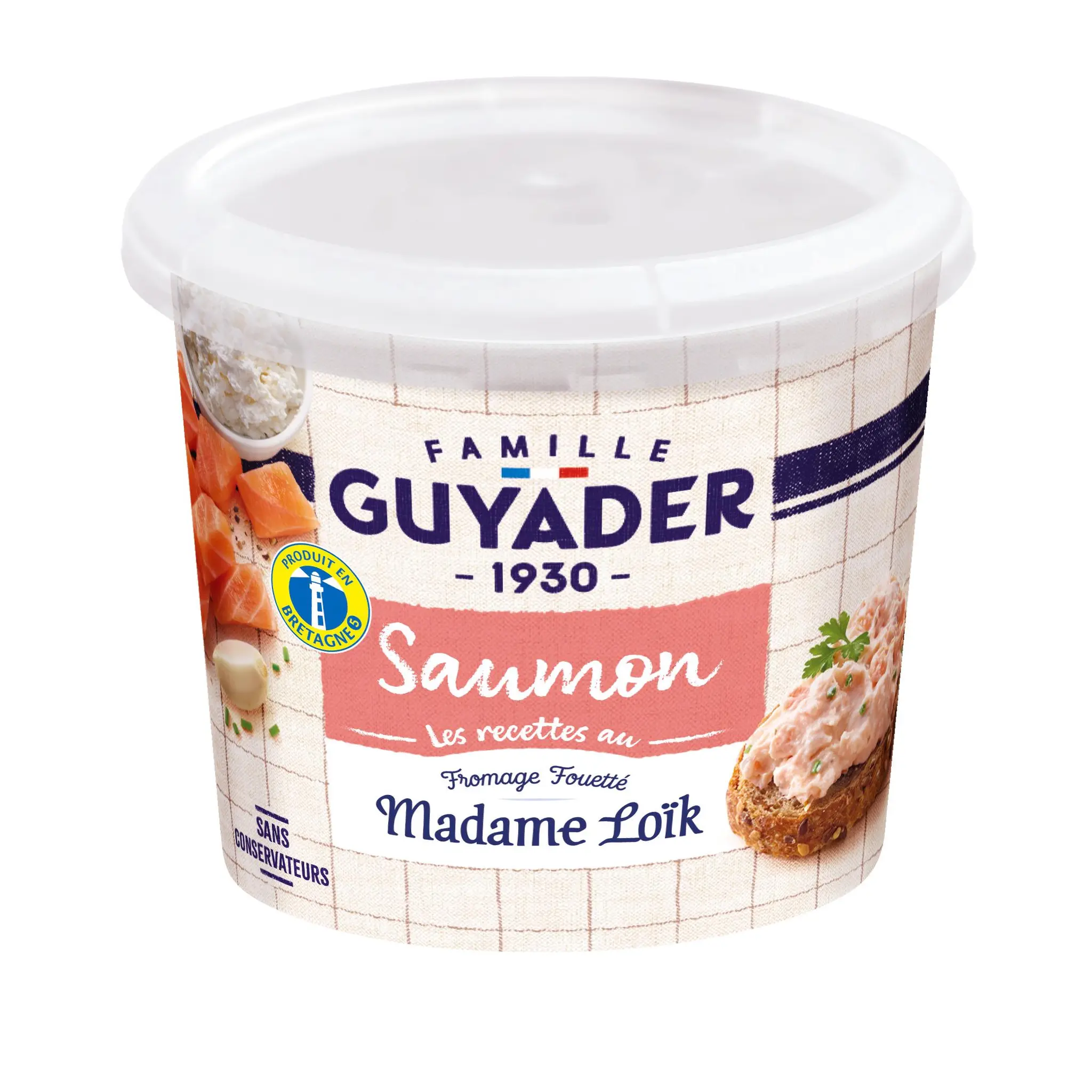 GUYADER Madame Loïc tartinable de saumon fromage frais