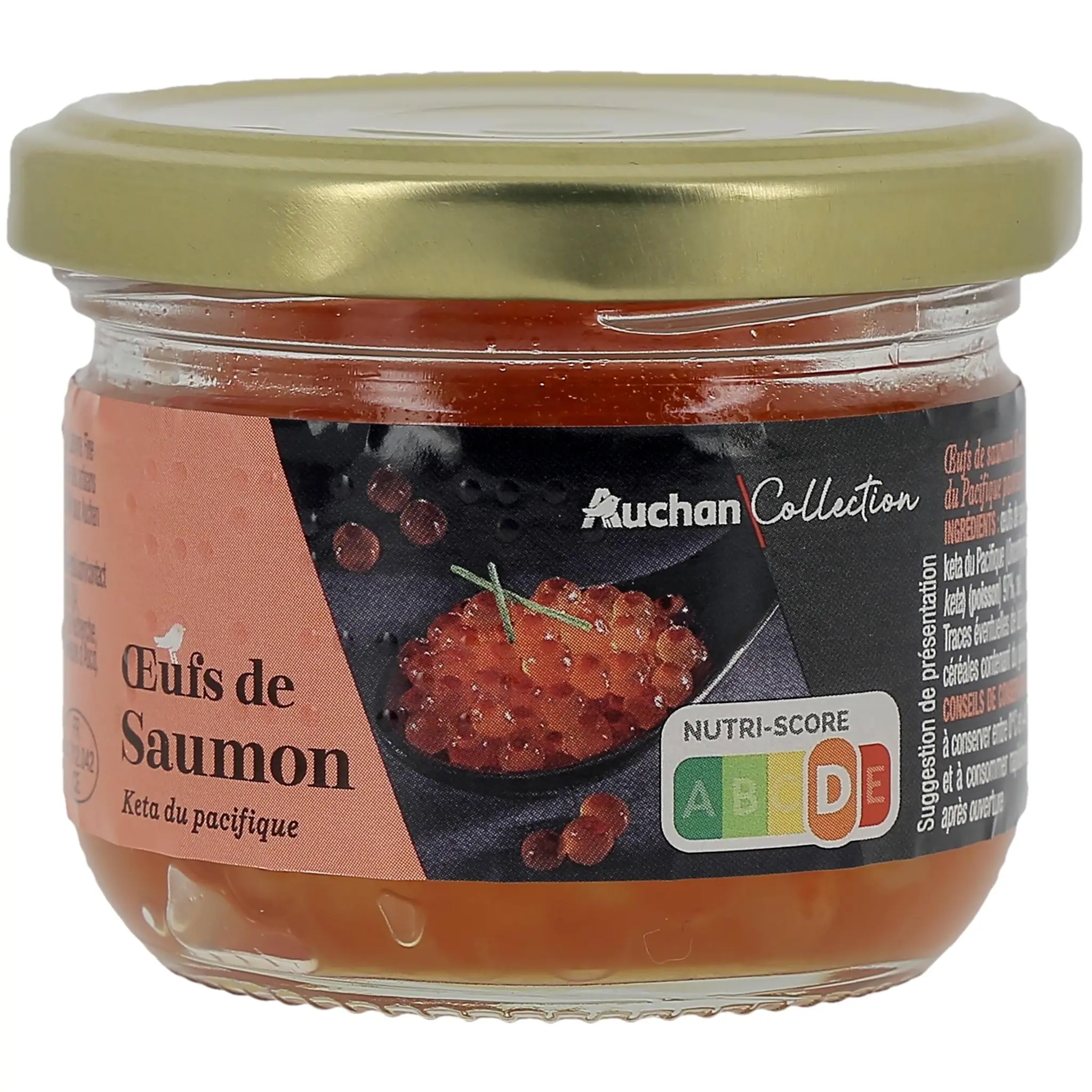 AUCHAN COLLECTION Oeufs de saumon Keta du pacifique