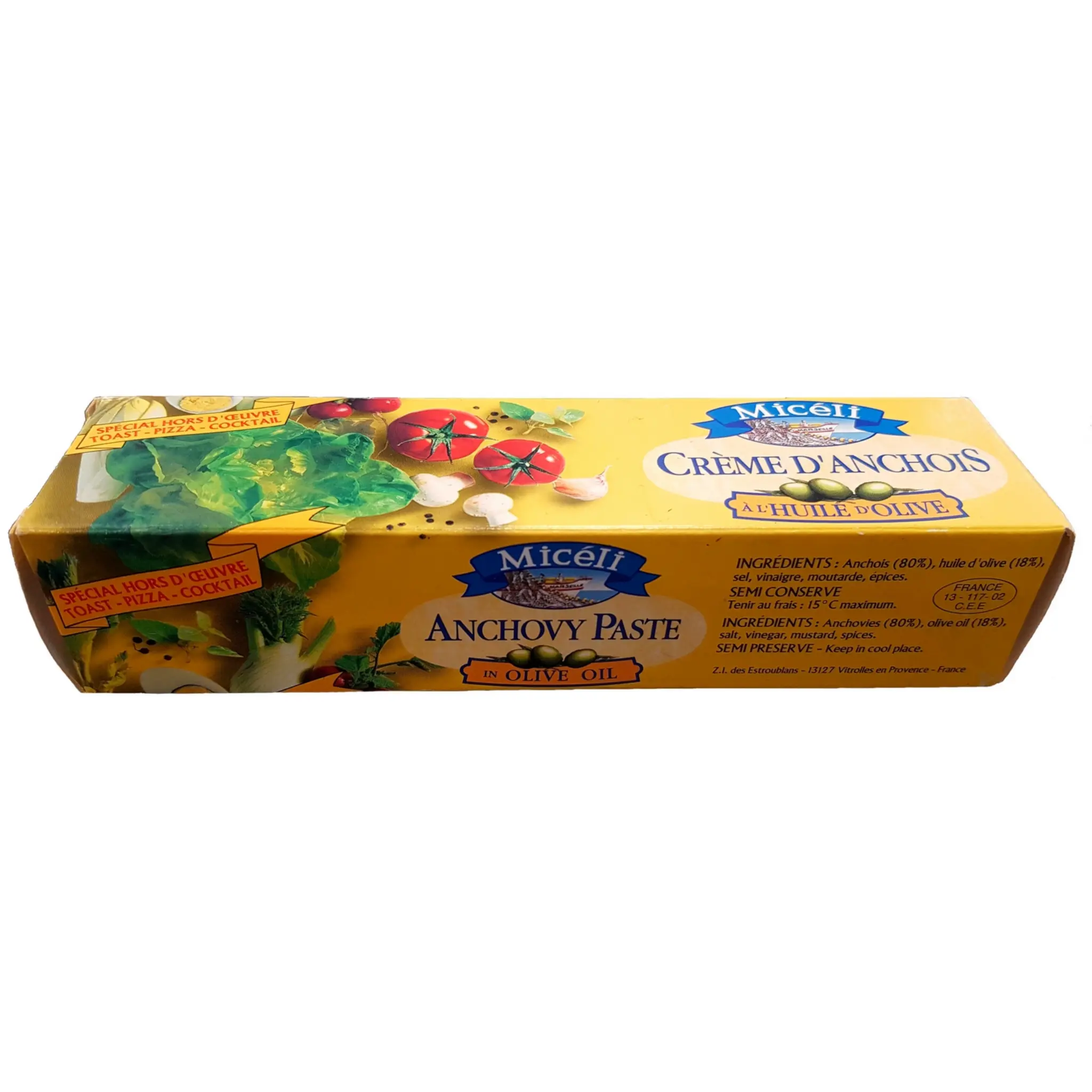 MICELI Crème d'anchois à l'huile d'olive