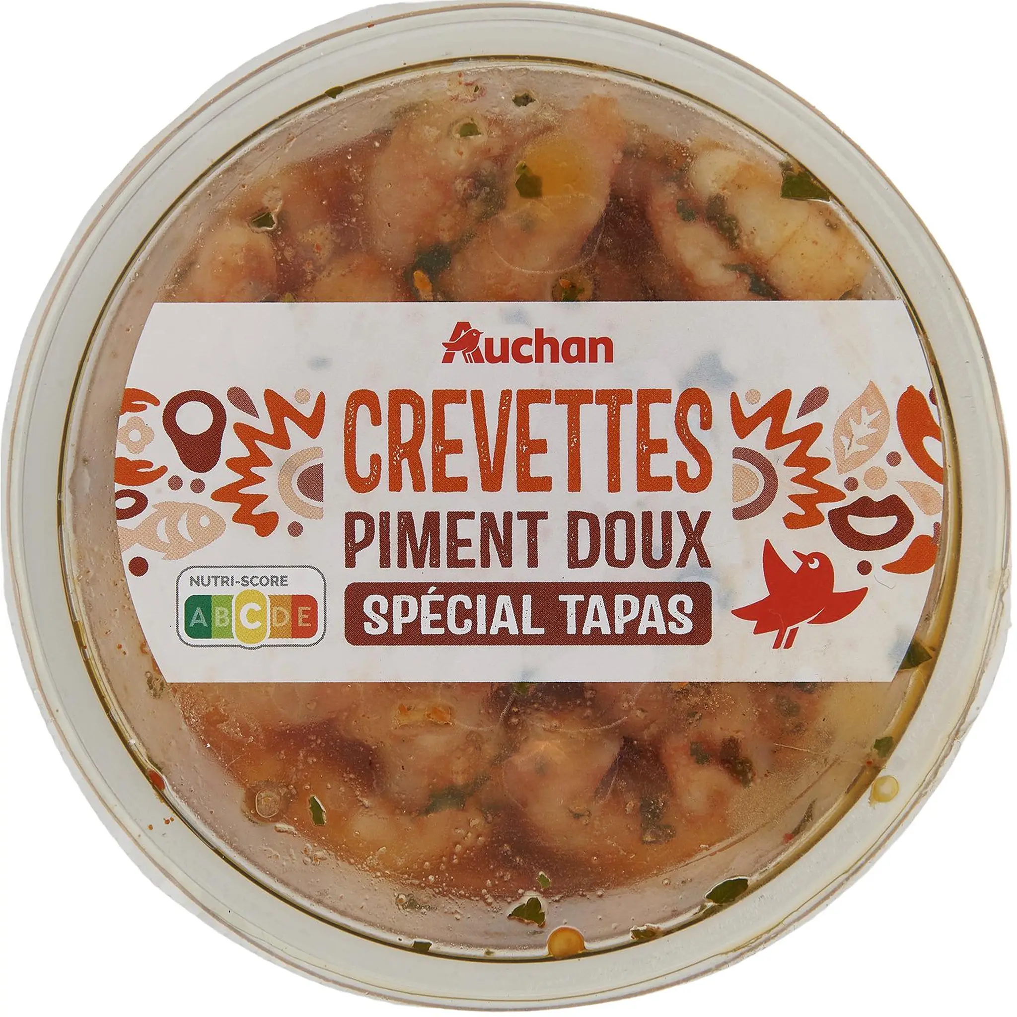 AUCHAN Crevettes piment doux spécial tapas