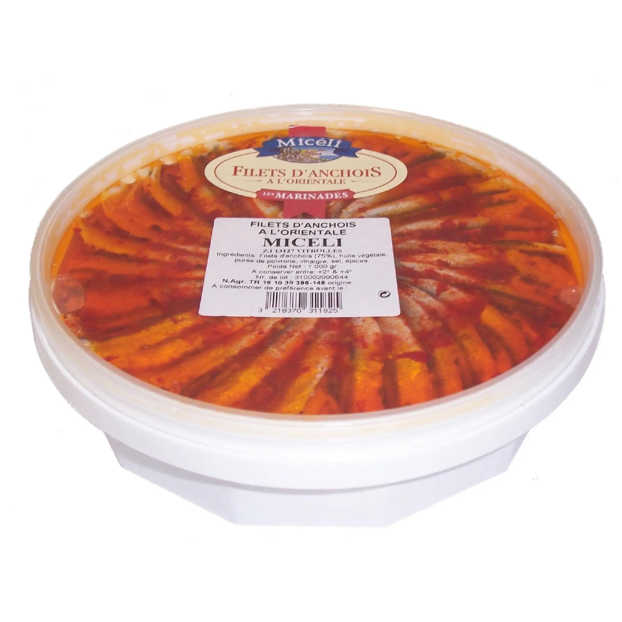 MICELI Filet d'anchois à l'orientale