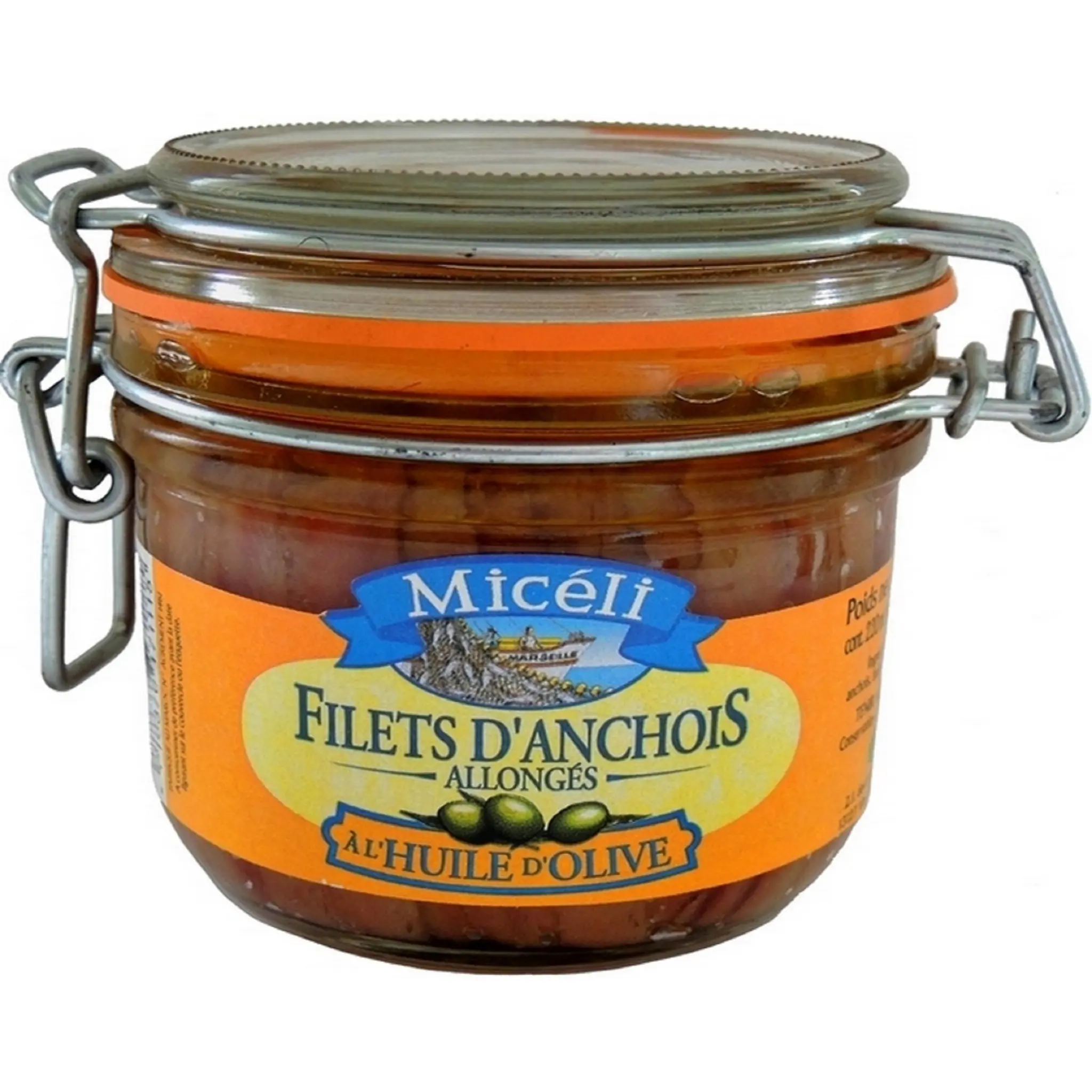 MICELI Filets d'anchois allongés à l'huile d'olive
