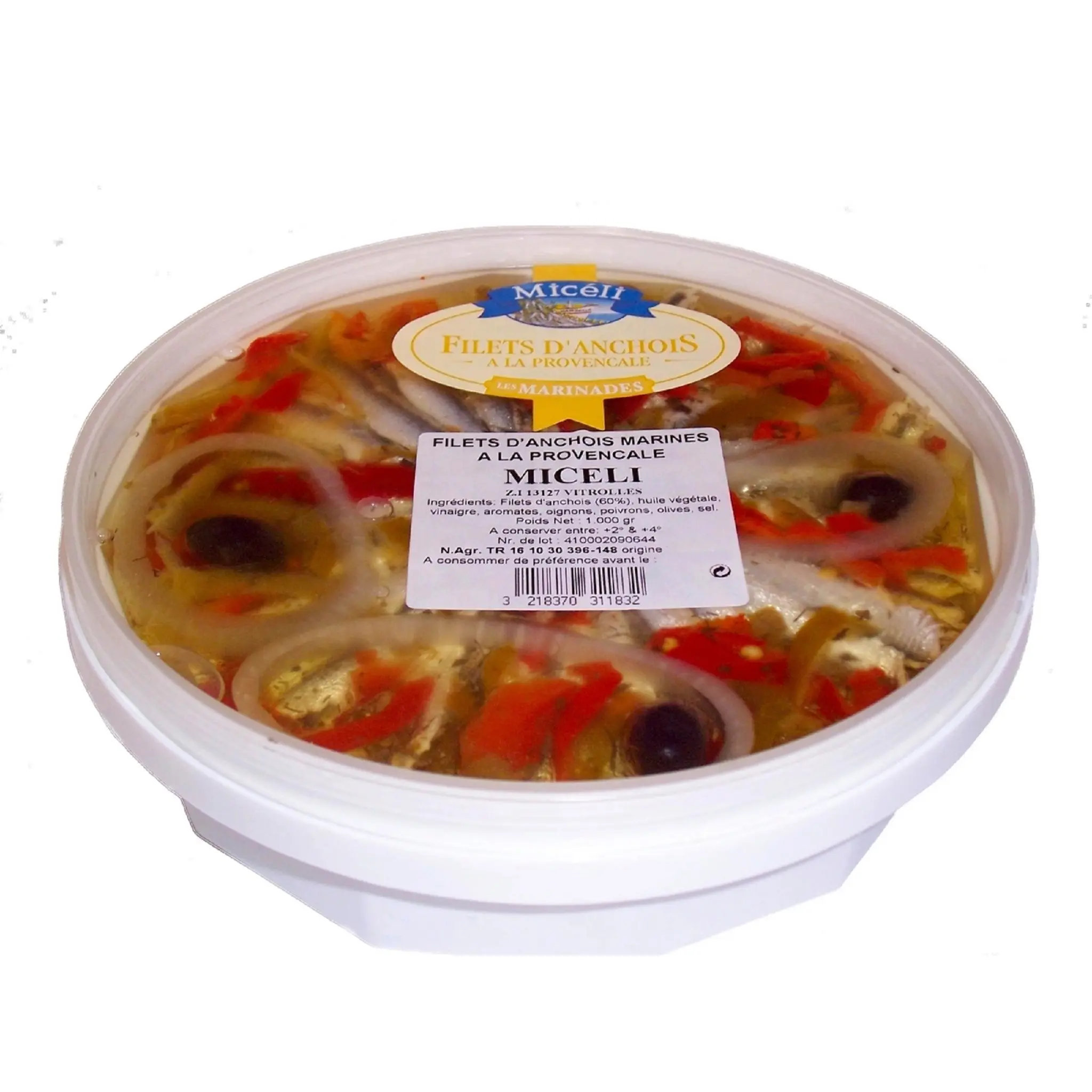 MICELI Anchois marinés à la provençale