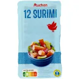 AUCHAN Bâtonnets de surimi saveur crabe