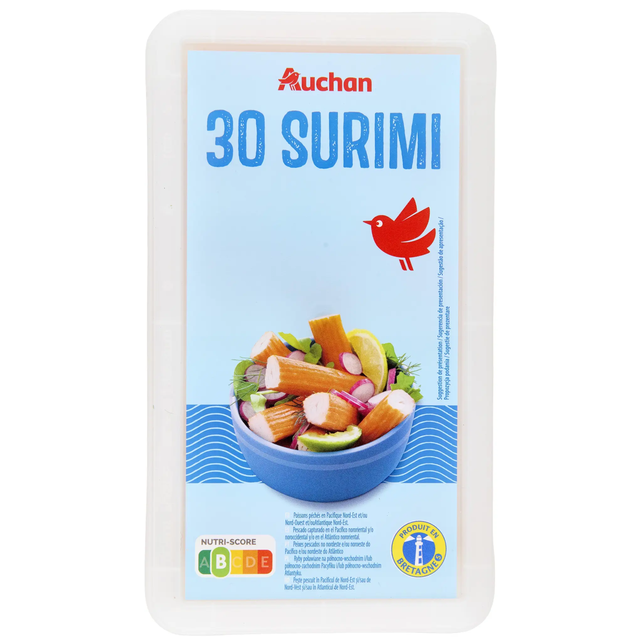 AUCHAN Bâtonnets de surimi