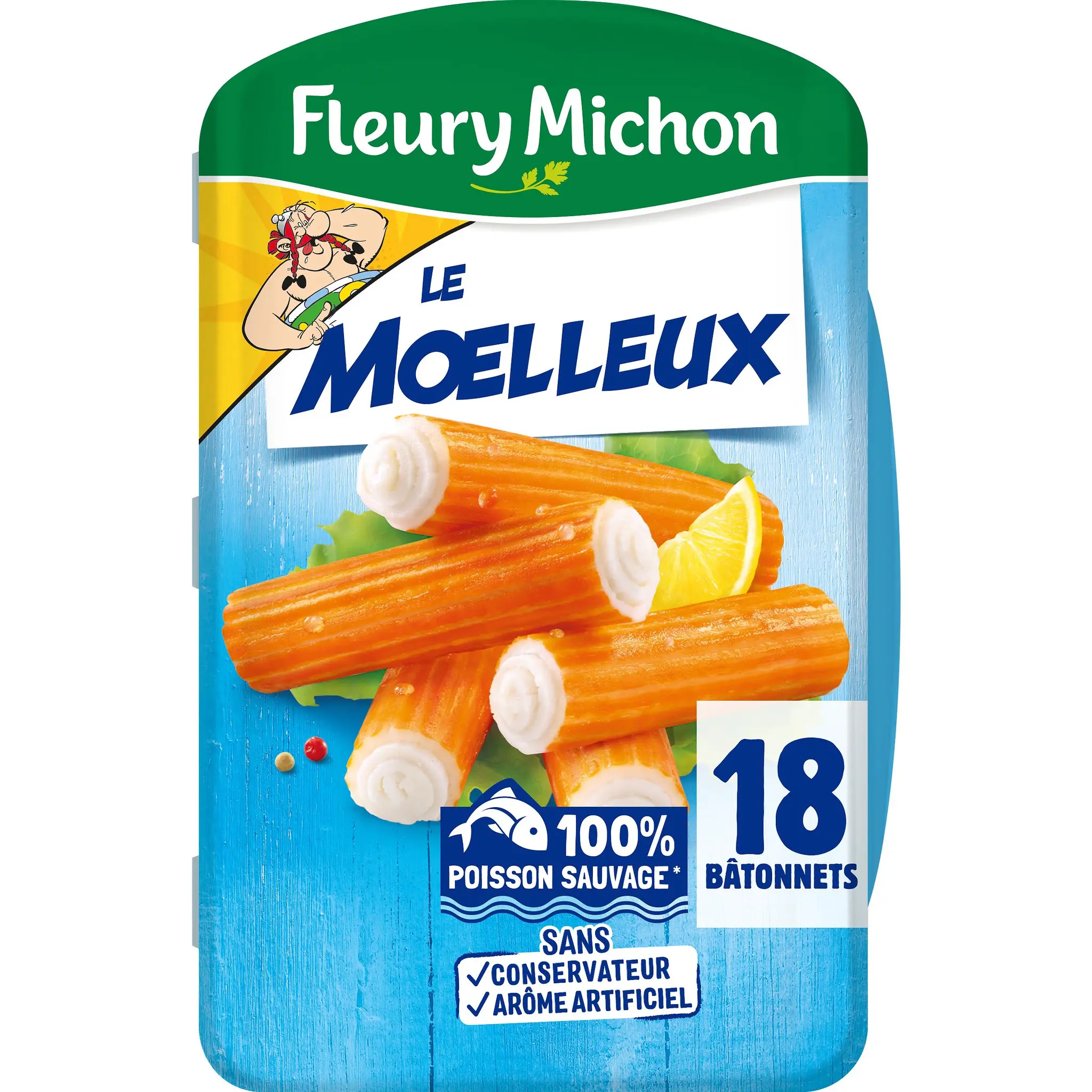 FLEURY MICHON Le moelleux bâtonnets de surimi